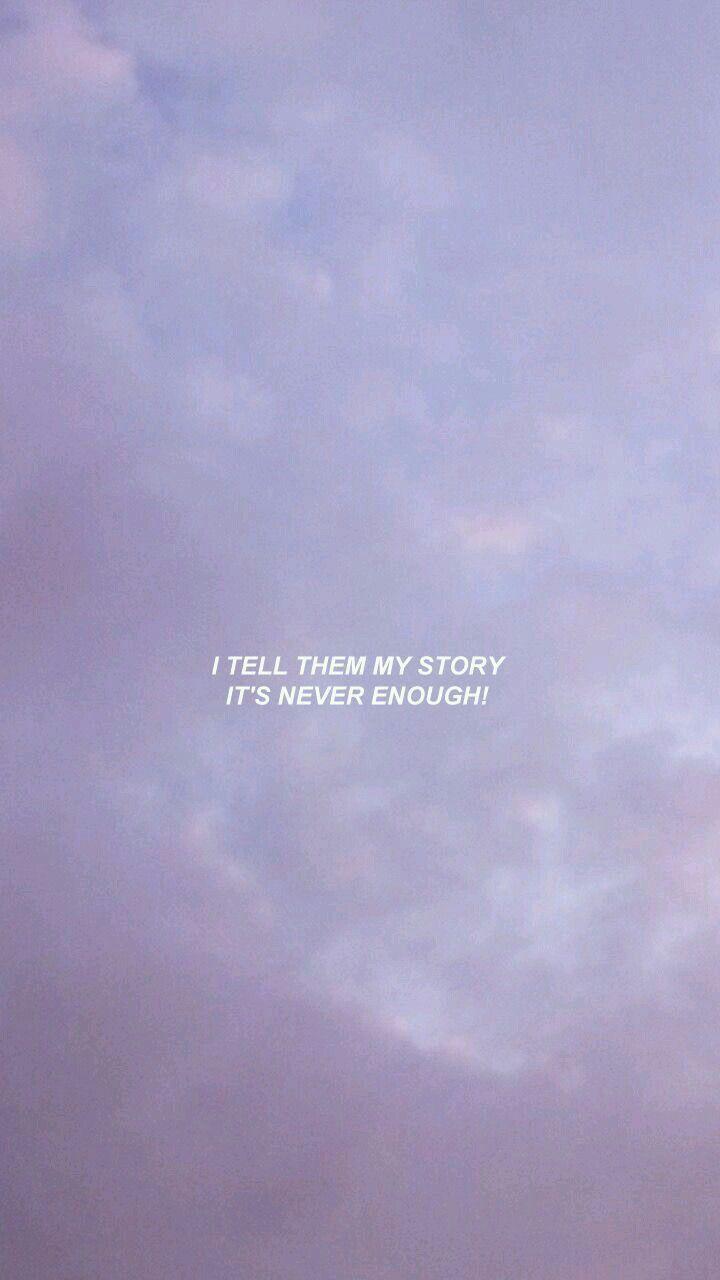 720x1280 Sad Aesthetic Quote Wallpaper