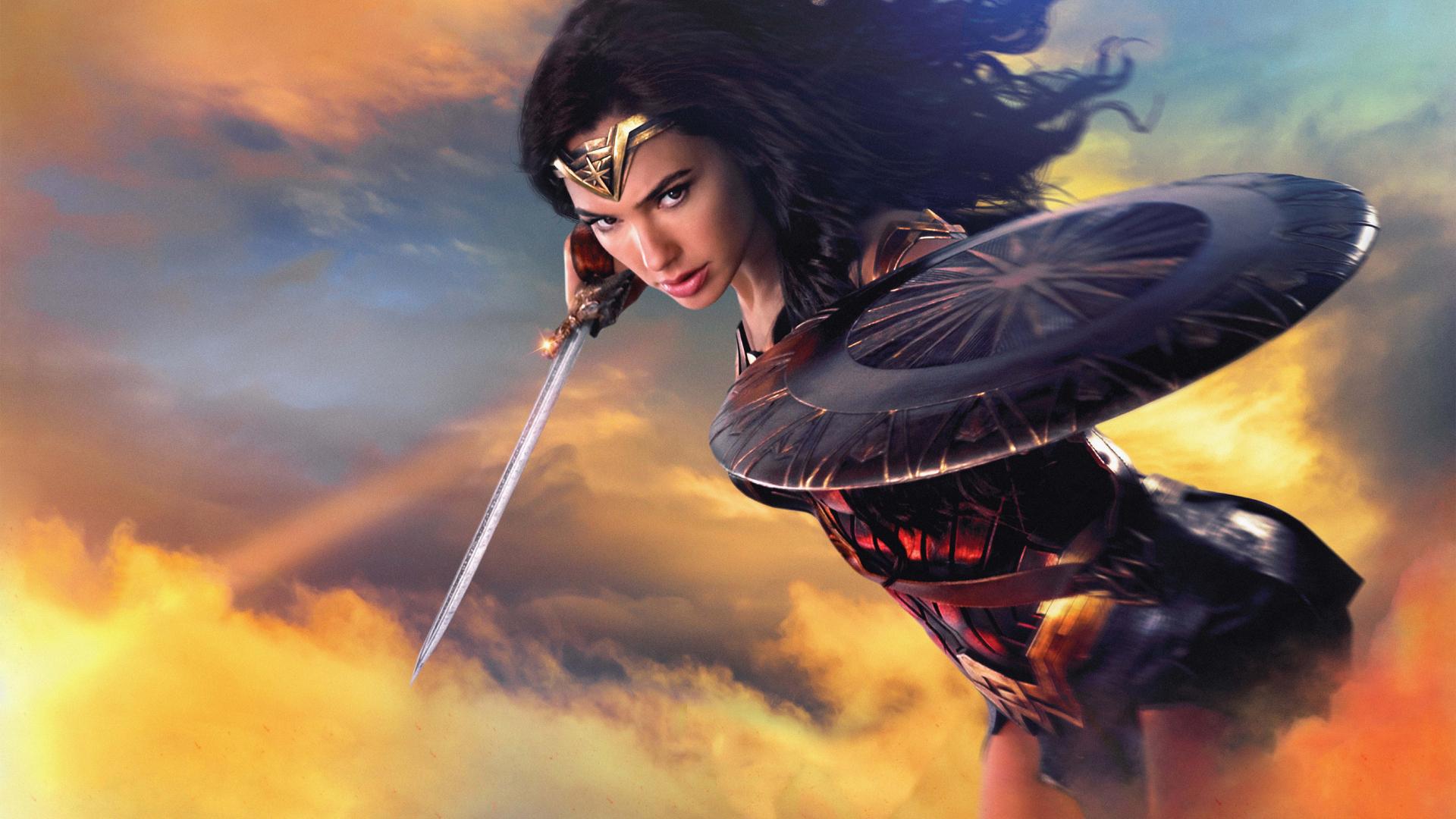 1920x1080 Desktop Wallpaper 2017 Movie, Poster, Wonder Woman, Gal Gadot, 4k, 8k, HD Image, Picture, Background, F3e8fb
