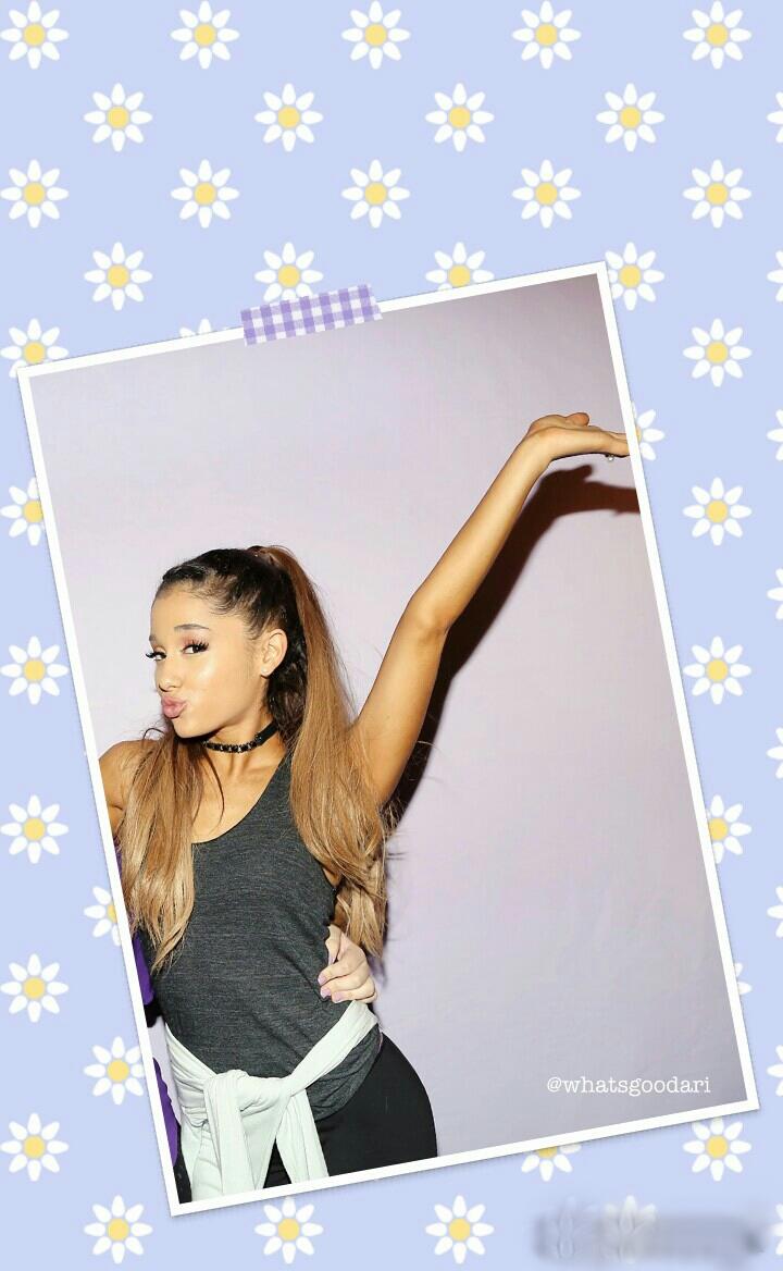 720x1168 ariana grande lockscreen made on WHI ♡