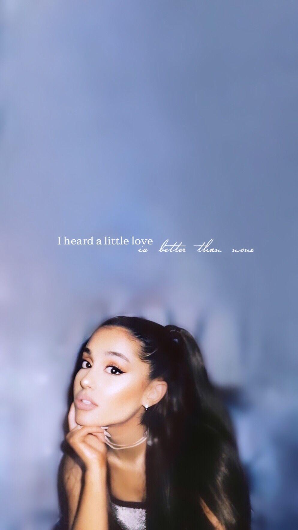994x1767 just a little bit of your heart lockscreen. Ariana grande lyrics, Ariana grande dangerous woman, Ariana