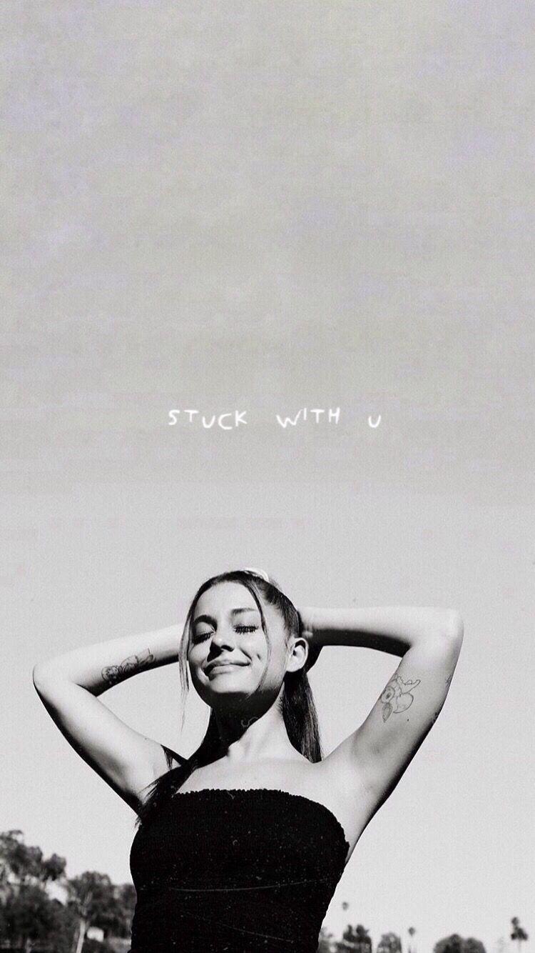 750x1334 stuck with u lockscreen. Ariana, Ariana grande, Ariana grande wallpaper