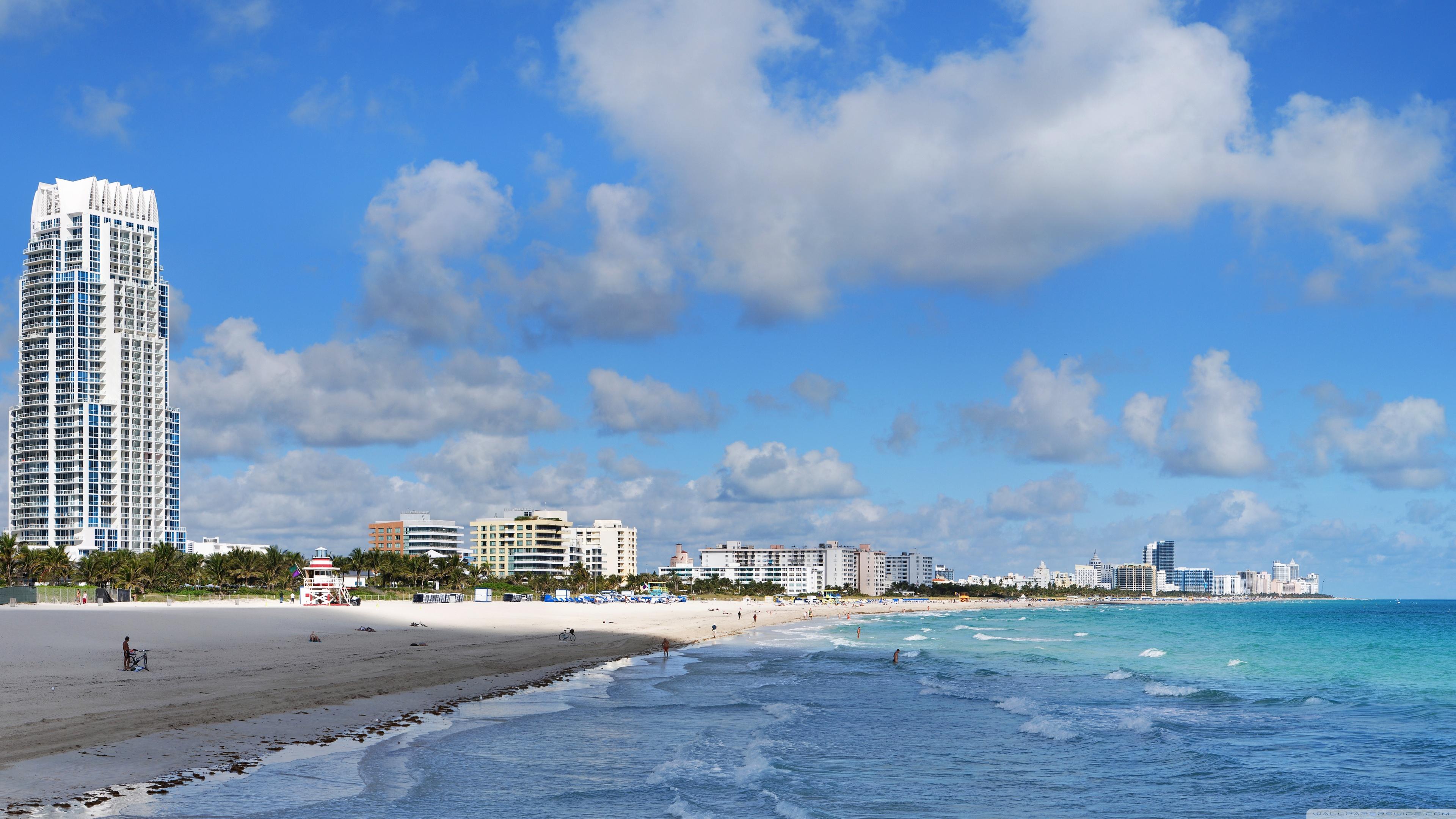 3840x2160 Miami Beach Buildings Ultra HD Desktop Background Wallpaper for 4K UHD TV : Widescreen & UltraWide Desktop & Laptop : Multi Display, Dual Monitor : Tablet