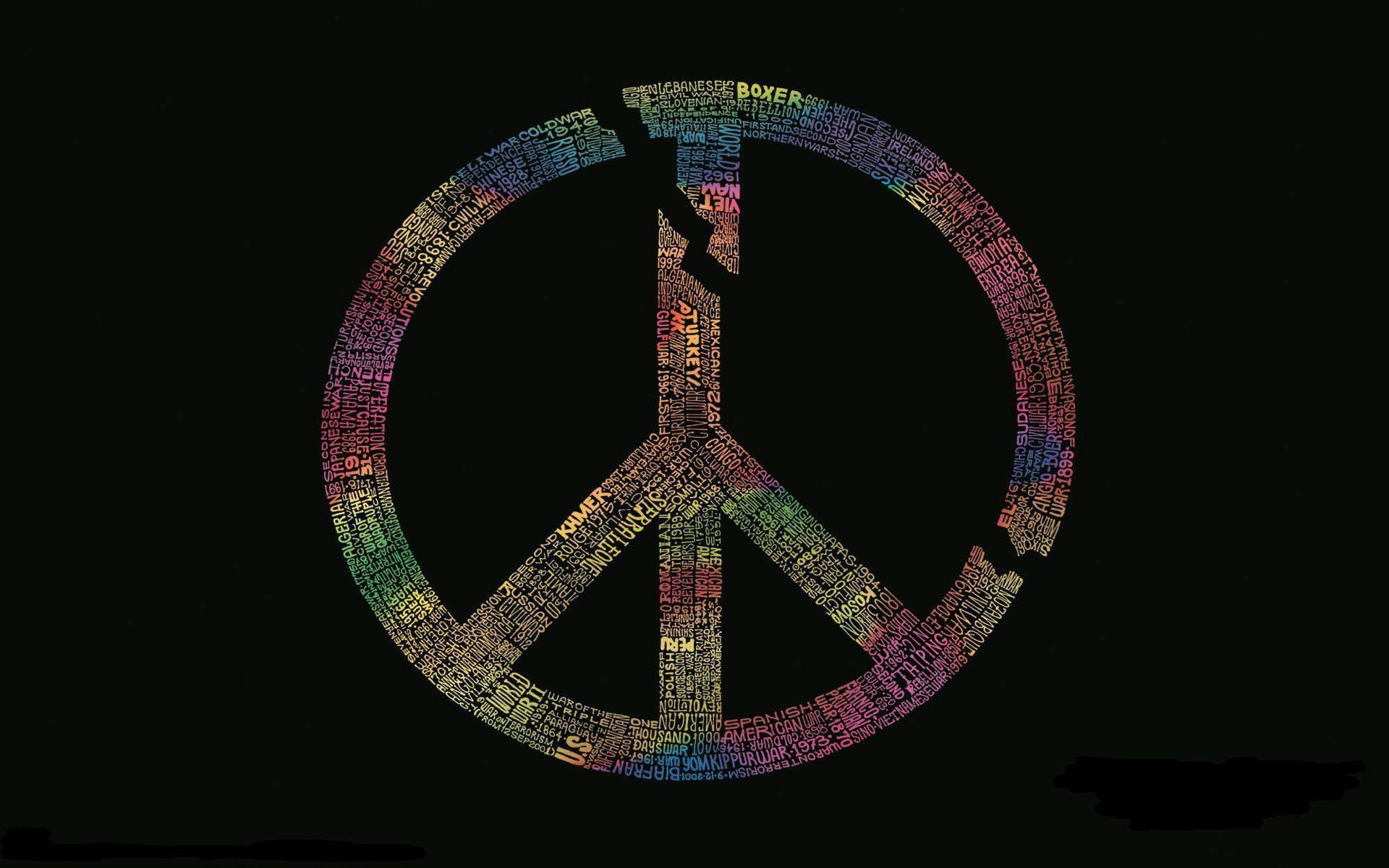 1920x1200 Peace Sign Wallpaper