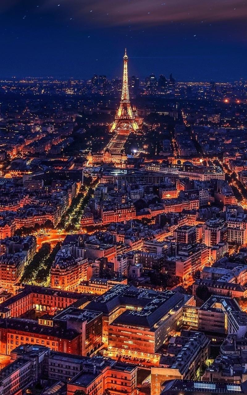 800x1280 Paris France Eiffel Tower Night Nexus Samsung Galaxy Tab Note Android Tablets HD 4k Wallpaper, Image, Background, Photo and Picture