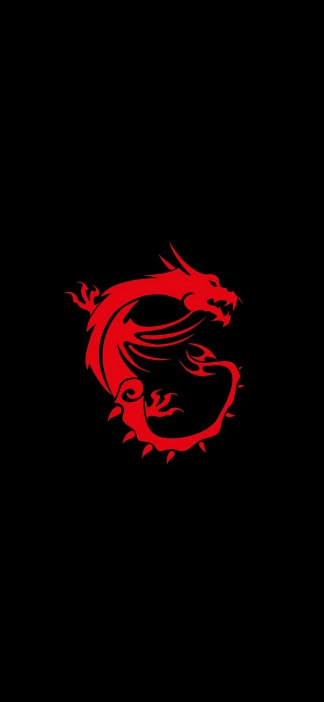 1125x2436 Msi Dragon Logo iPhone XS, iPhone iPhone X HD 4k