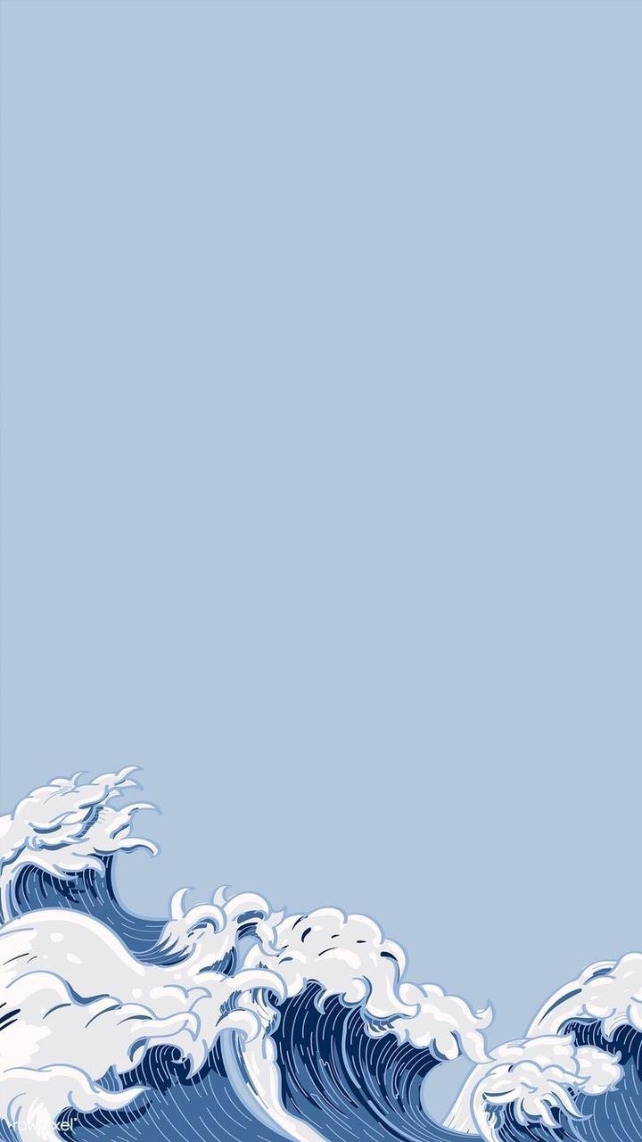 720x1280 Blue Dino Wallpaper