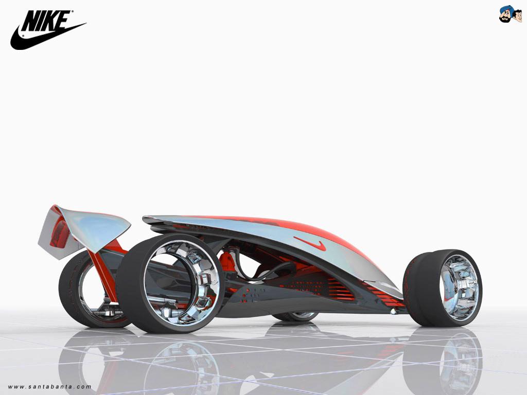 1024x768 Nike Car