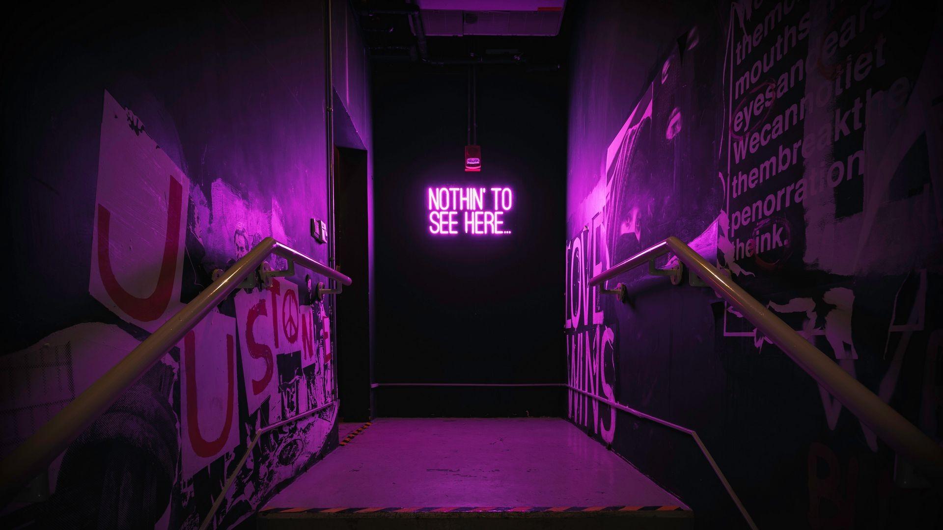 1920x1080 HD Wallpaper Neon Purple Live Wallpaper HD