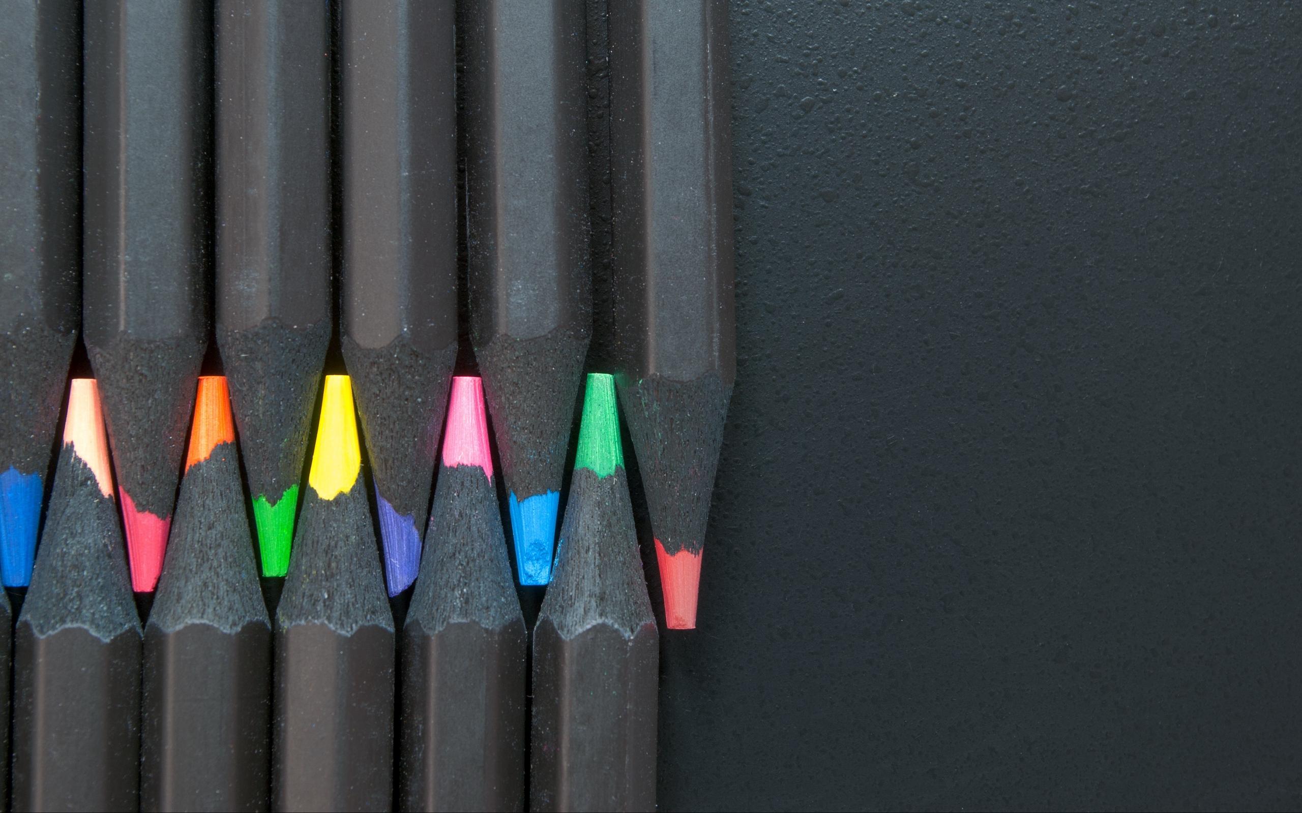 2560x1600 Color Pencils, Honed, Minimalism Wallpaper & Background Image