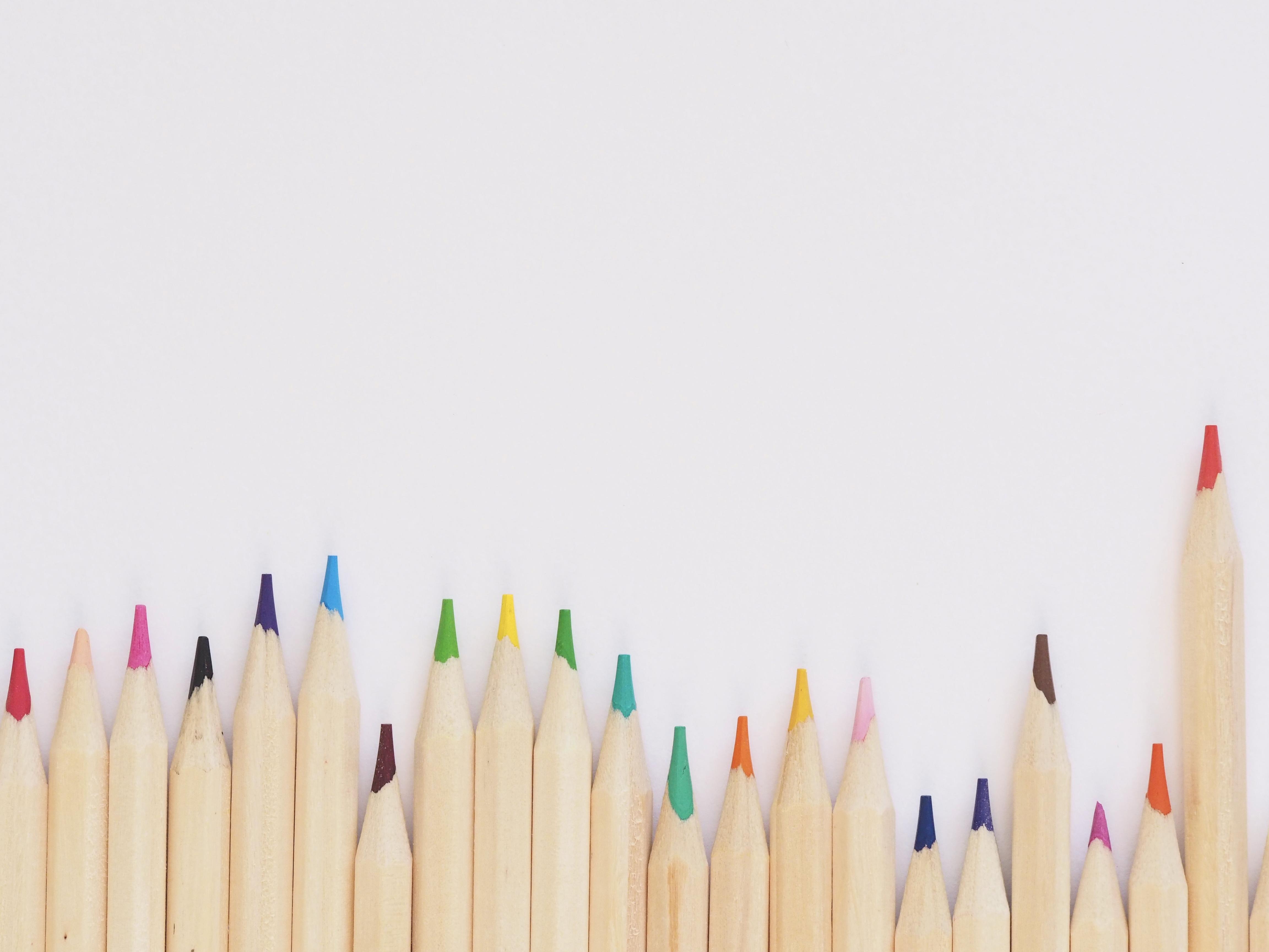 4608x3456 Close Up Photography Of Colored Pencils · Free