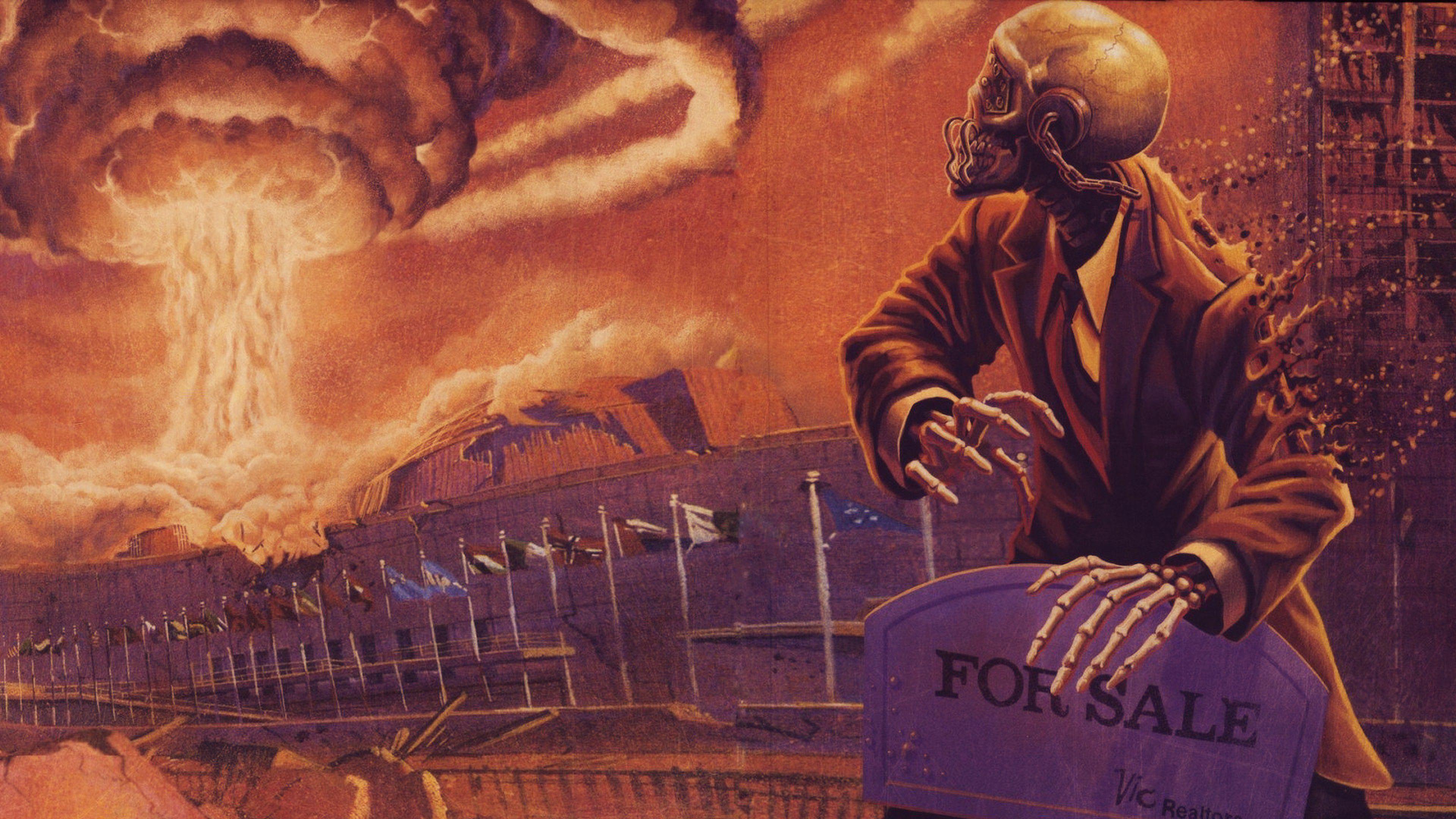 3840x2160 Megadeth Wallpaper Peace Sells