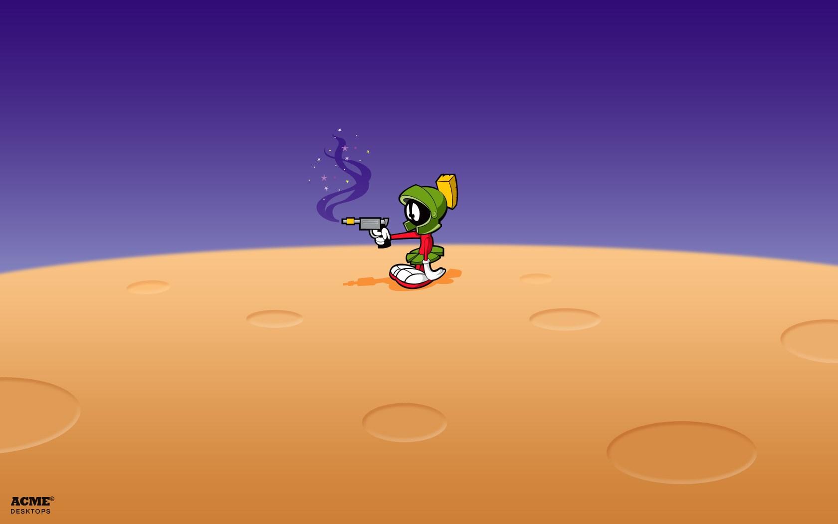 1680x1050 1680x1050 free screensaver wallpaper for marvin martian martian category JPG 79 kB