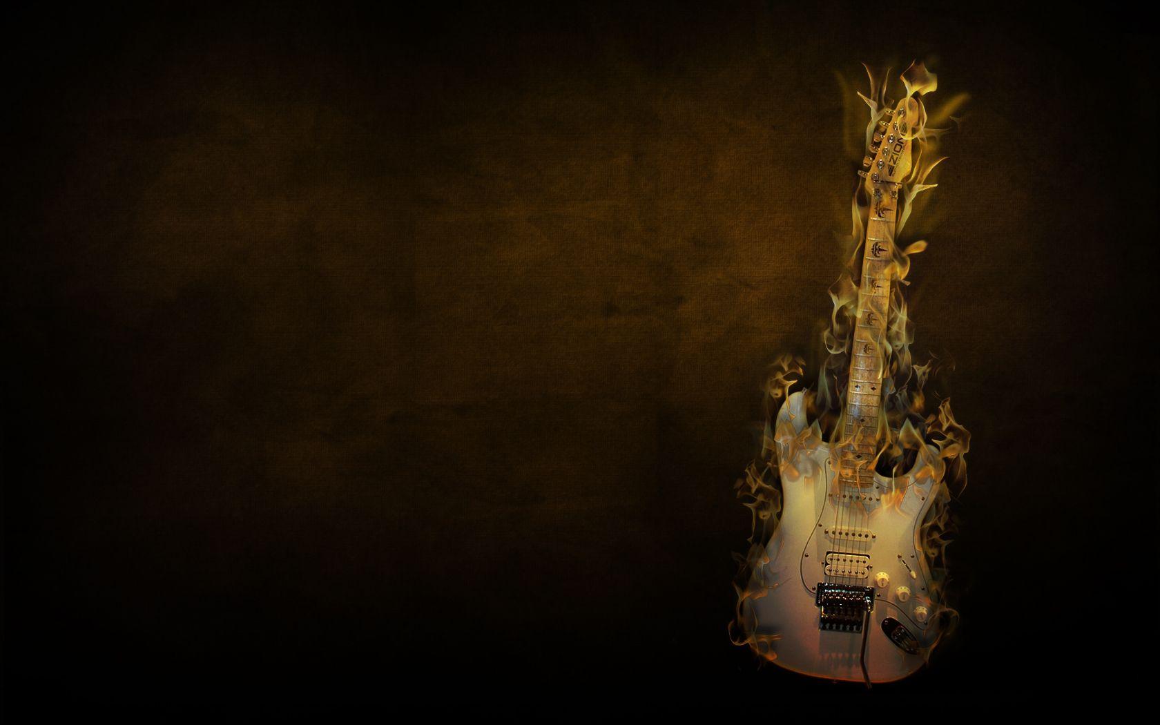 1680x1050 Cool Guitar Background