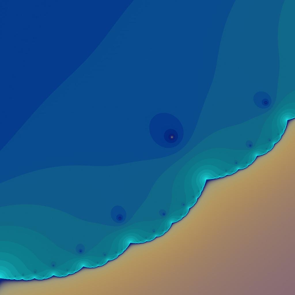 1024x1024 Sea & Beach Drawing. iPad Wallpaper free iPad wallpaper & background