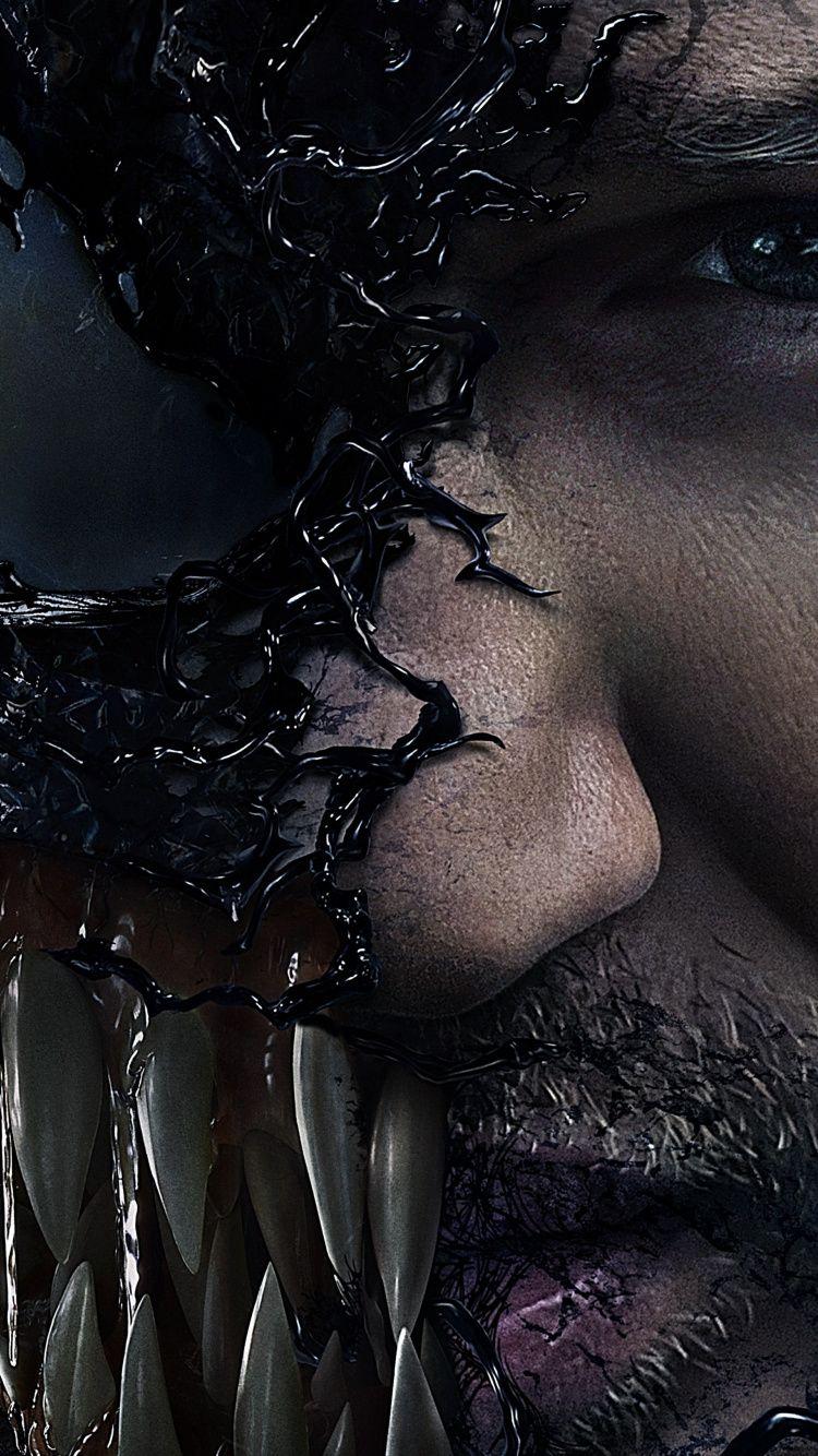 750x1334 Download 750x1334 wallpaper venom, 2018 movie, tom hardy, iphone 7