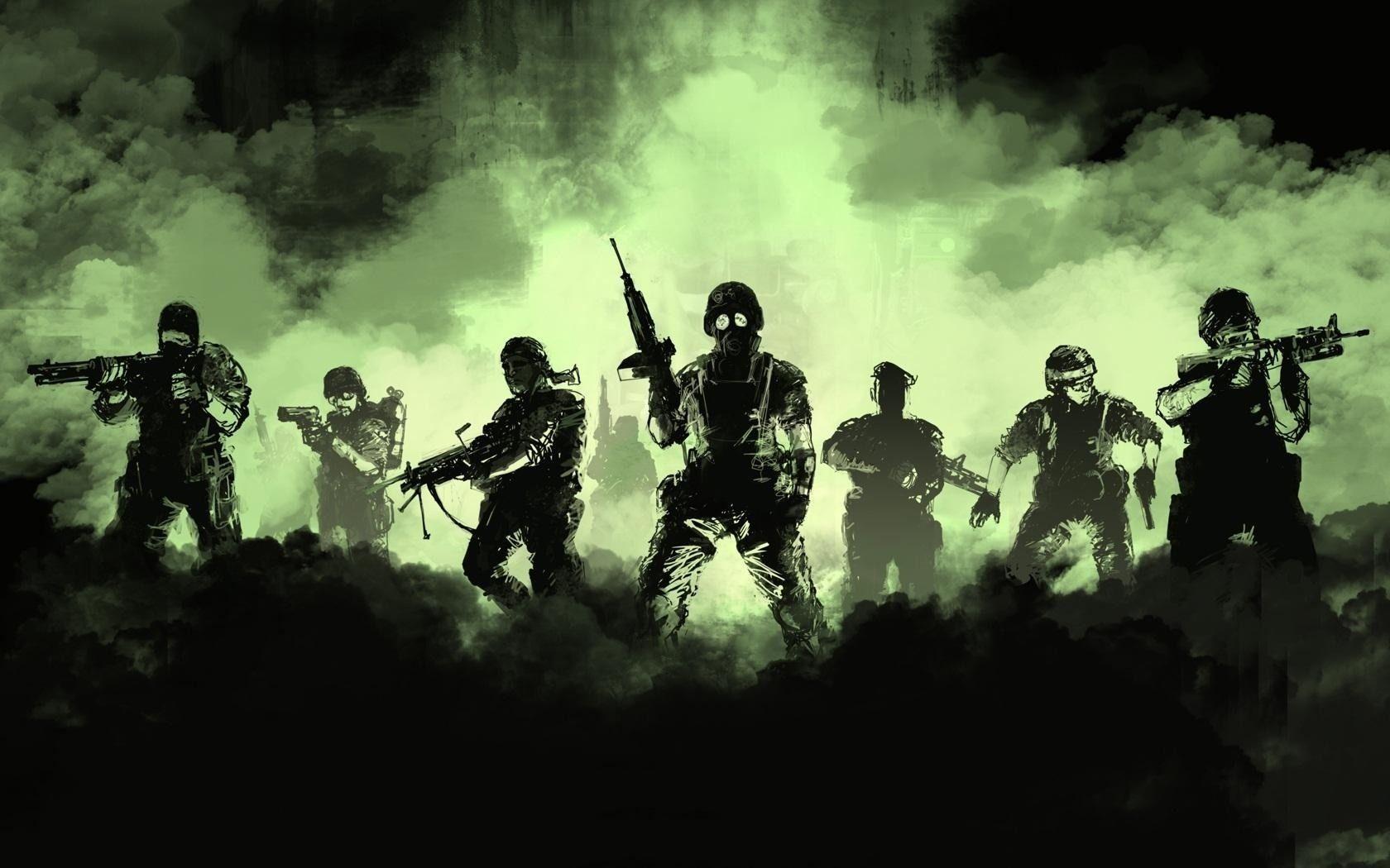1680x1050 Soldier Wallpaper