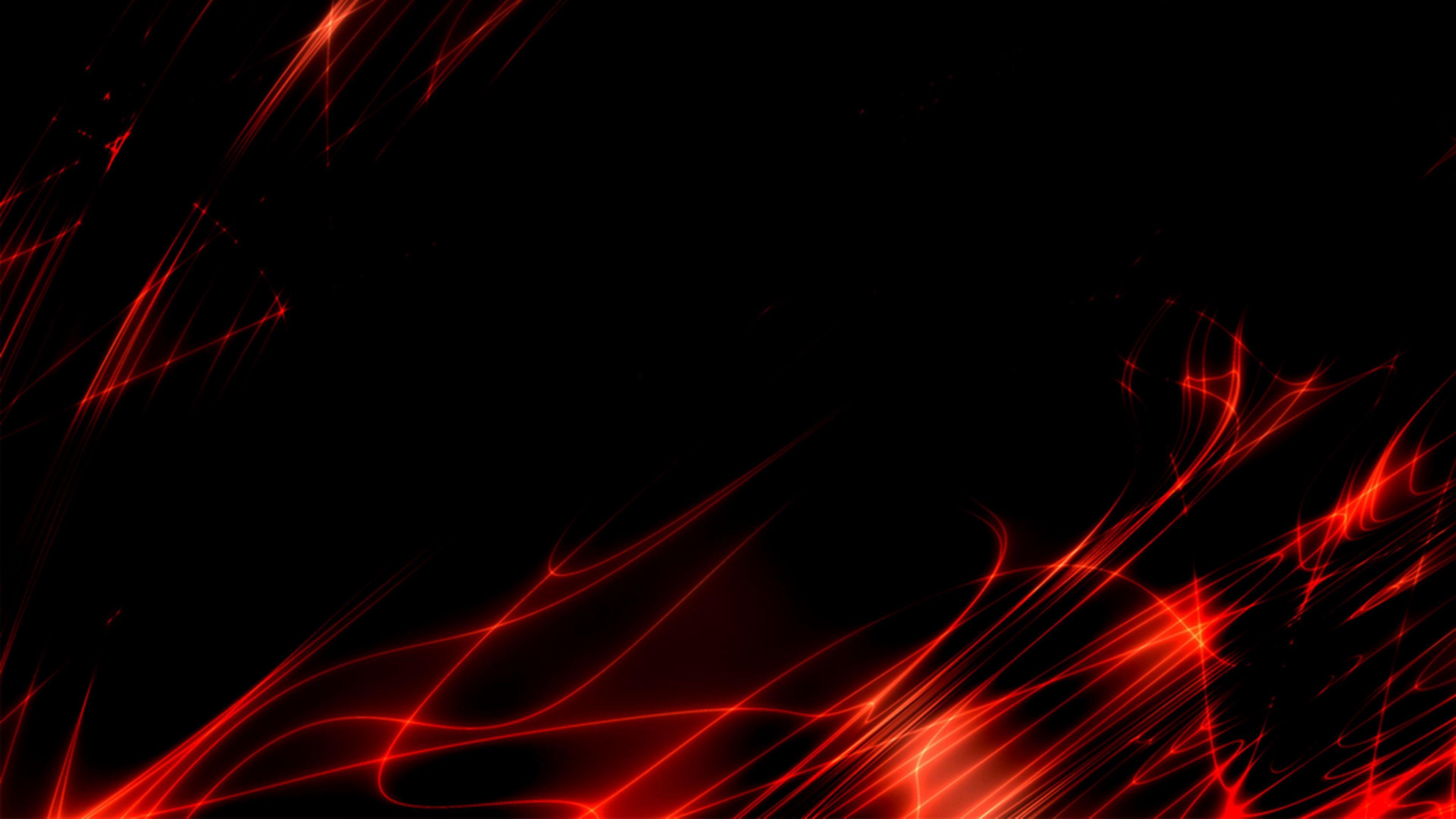 3840x2160 Download wallpaper 3840x2160 lines, glitter, red, black, abstraction 4k uhd 16:9 HD background