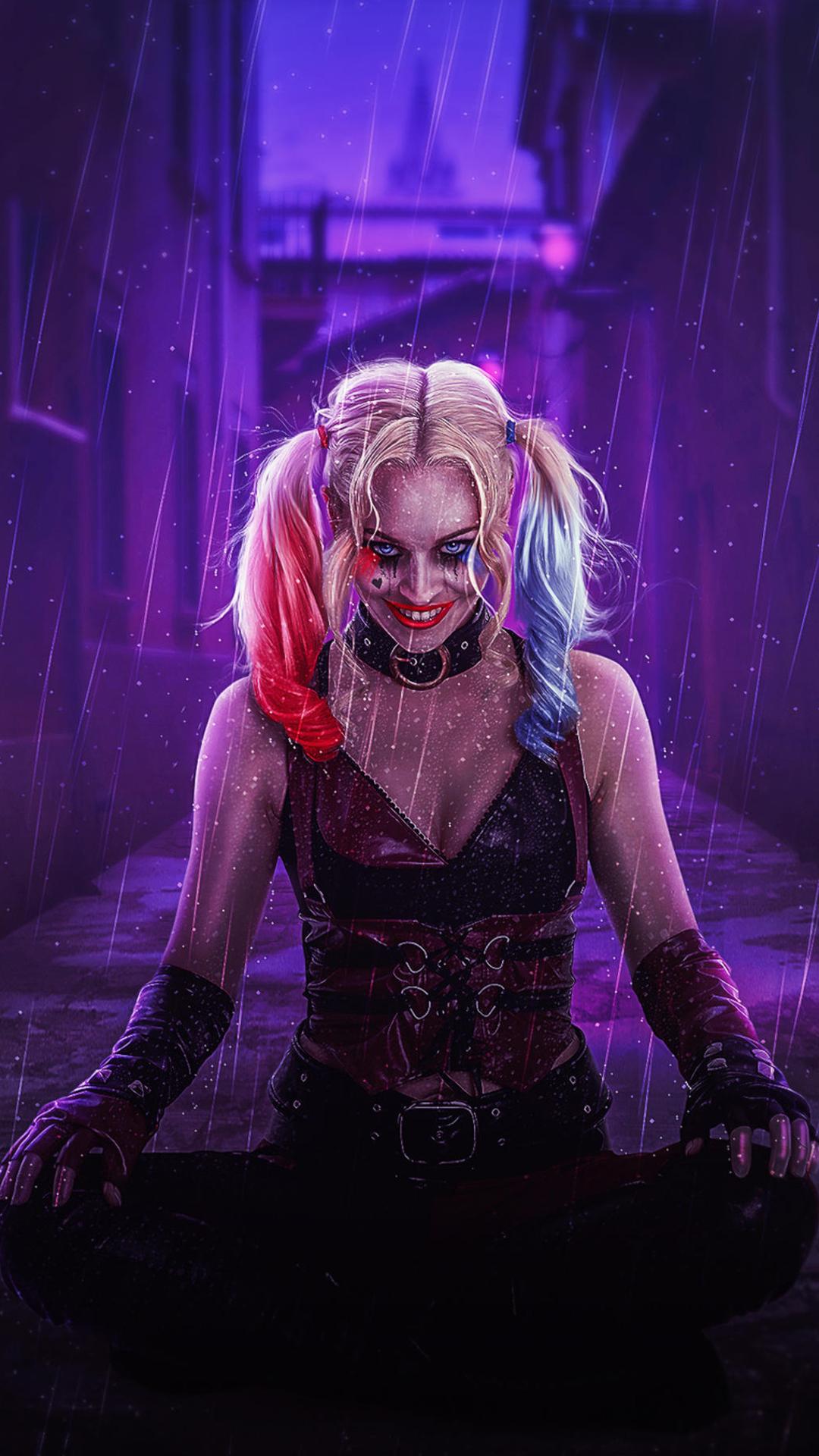 1080x1920 1080x1920 harley quinn, supervillain, hd, for iPhone 8 wallpaper