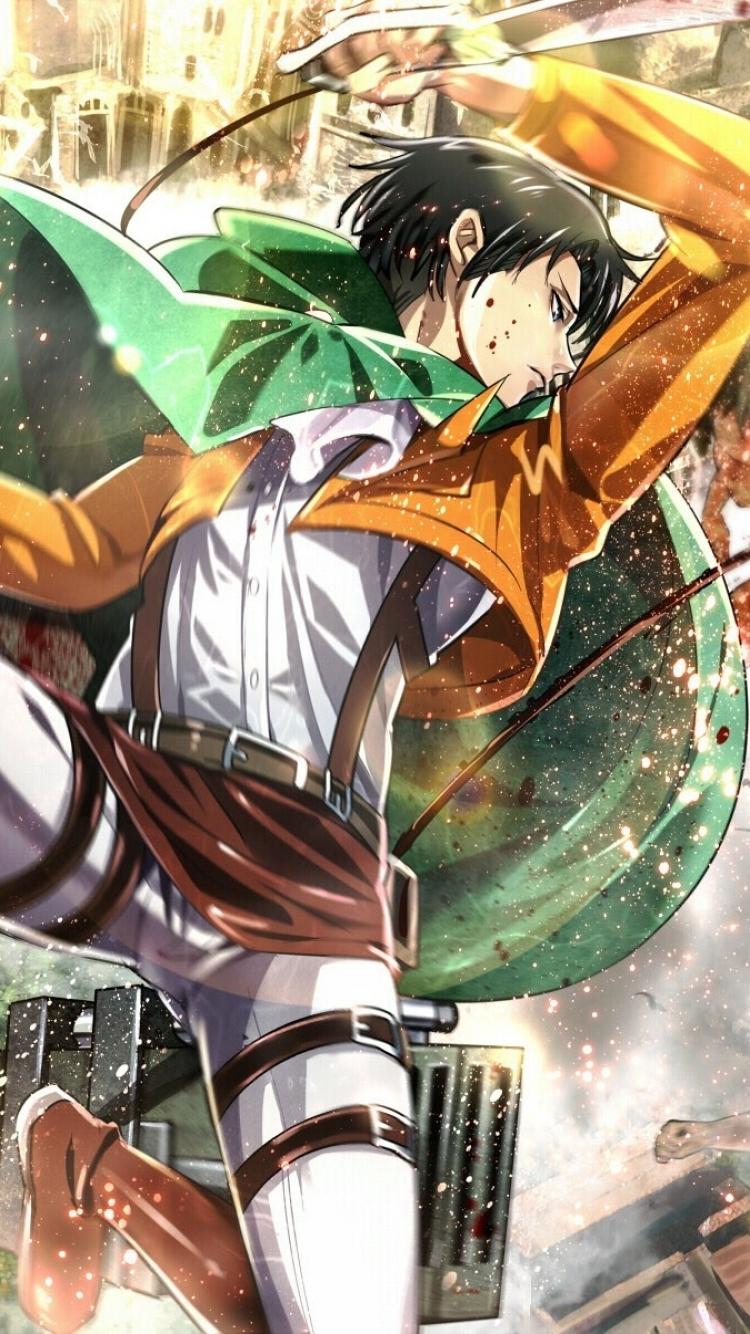750x1334 Levi Attack On Titan Wallpaper Phone