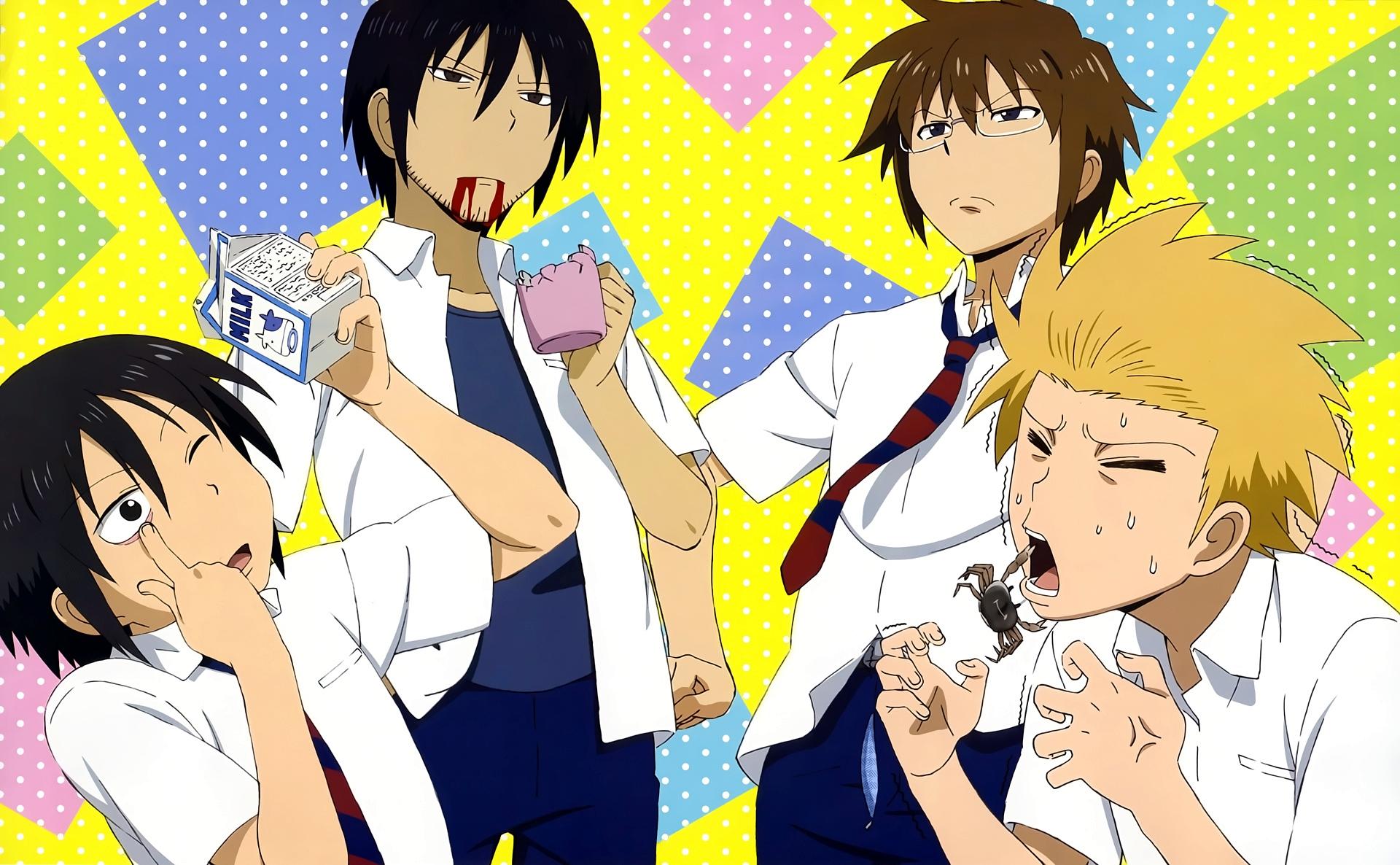 1920x1186 Danshi Koukousei No Nichijou