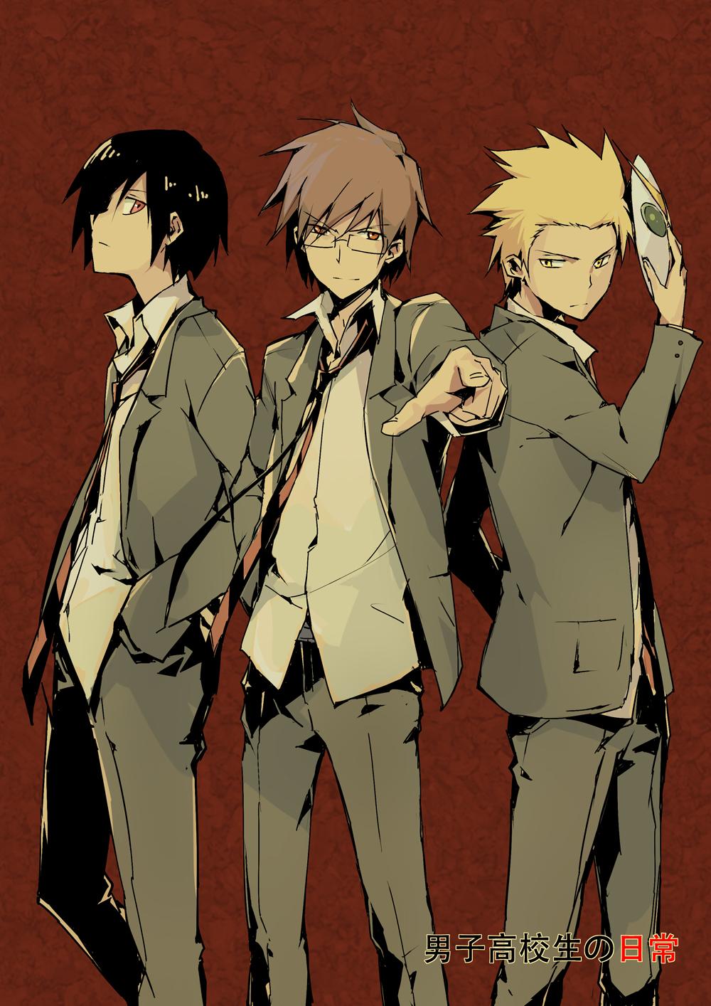 1000x1414 Danshi Koukousei no Nichijou (Daily Lives Of High School Boys) Mobile Wallpaper Anime Image Board