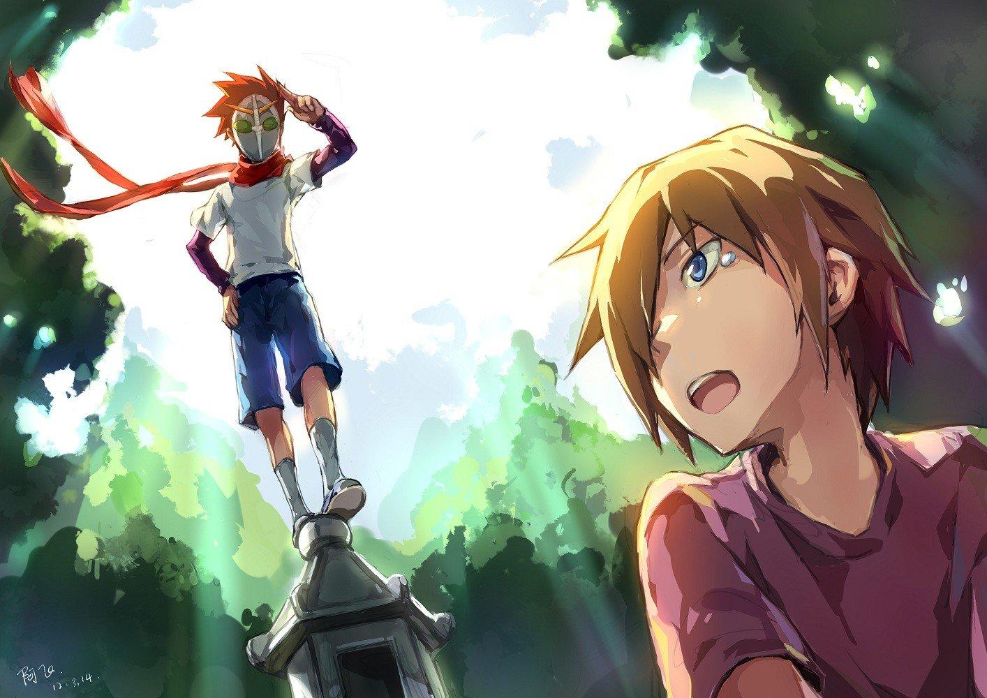 1414x1000 Danshi Koukousei no Nichijou, Hidenori Tabata, Yoshitake Tanaka Wallpaper HD / Desktop and Mobile Background