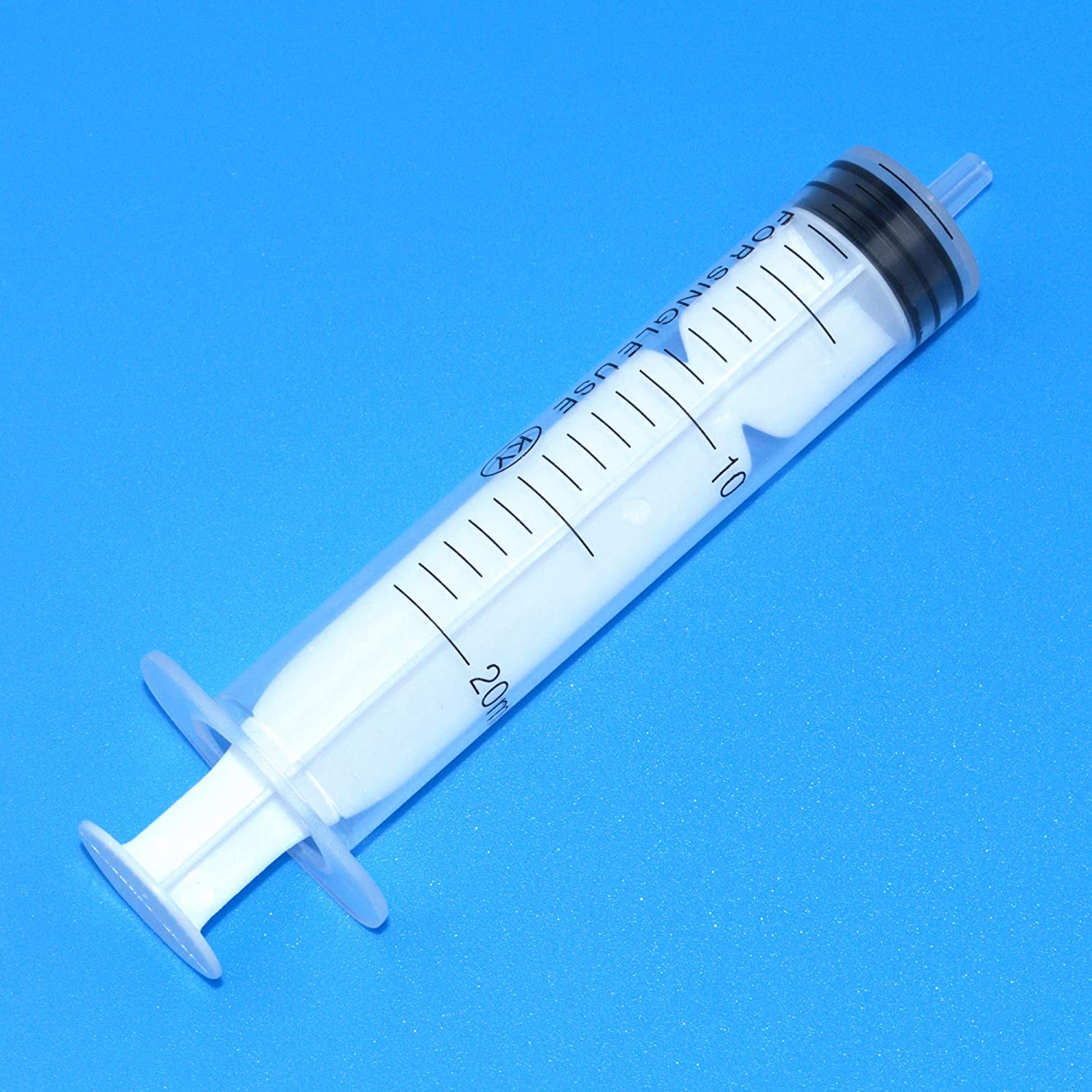 1500x1500 20cc 100Pack Disposable Syringe Without Needle, Plastic Syringe, Feeding Pet Syringe, Dispensing Syringe (20ml 100Pack) : Industrial & Scientific