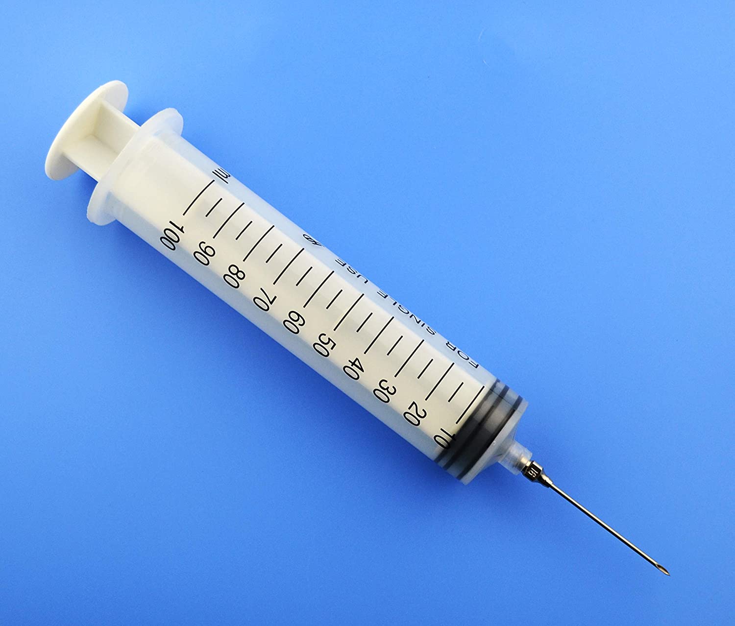 1500x1278 2Pcs 100ml Syringe, 100cc Syringe, Kitchen Syringe Glue Syringe Plastic Syringe, Large Volume Syringe With Needle, Dispensing Syringes (100ml A): Industrial & Scientific