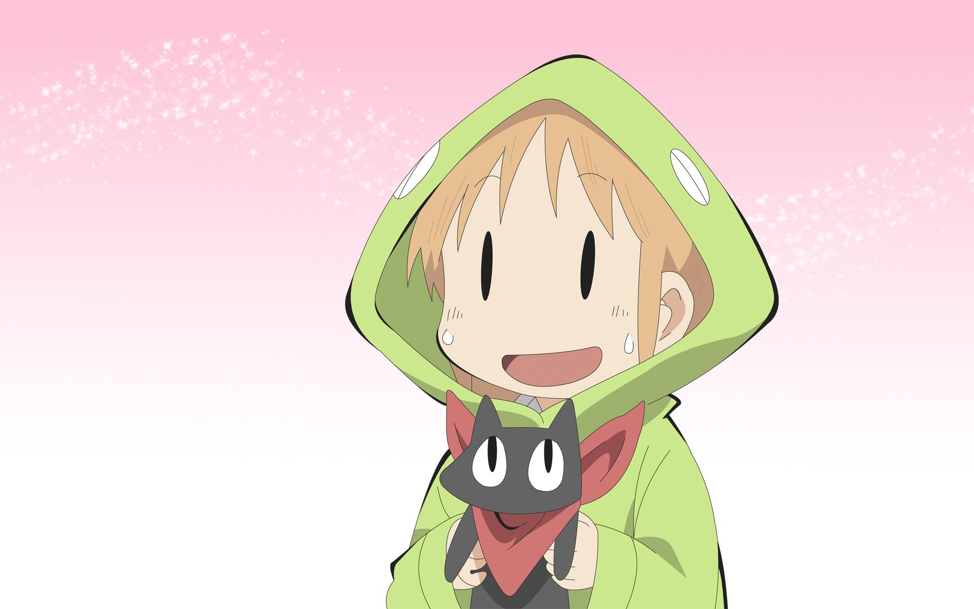 1920x1200 animal cat hakase (nichijou) nichijou sakamoto (nichijou). konachan.com.com Anime Wallpaper