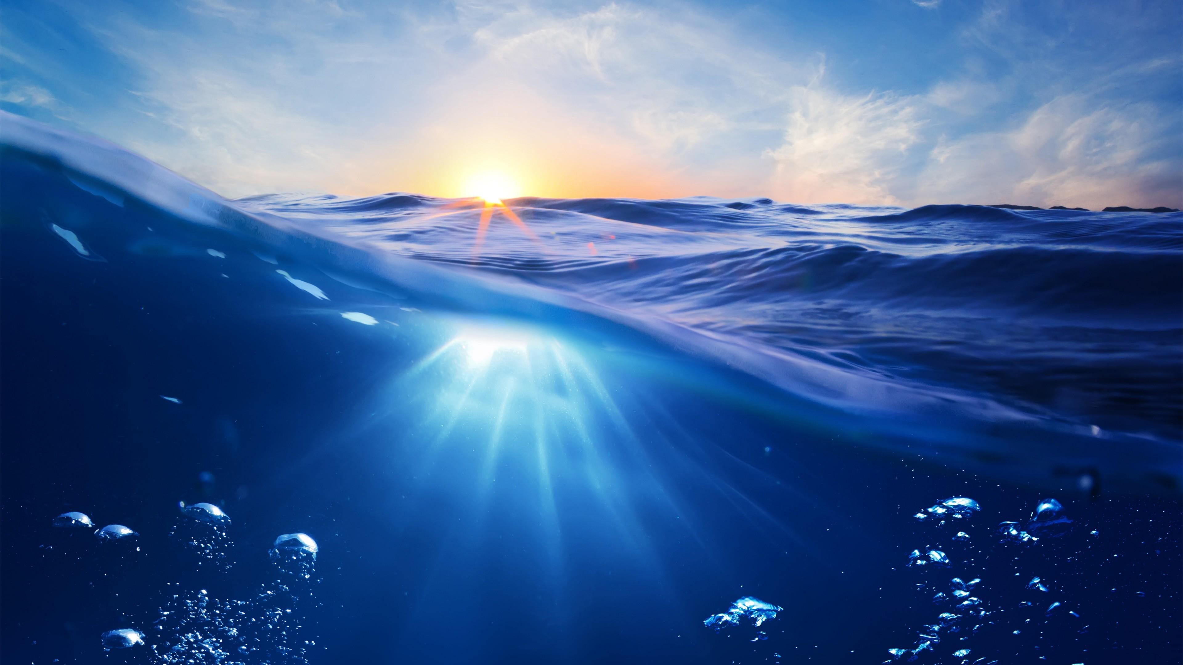 3840x2160 Sky And Sea Wallpaper