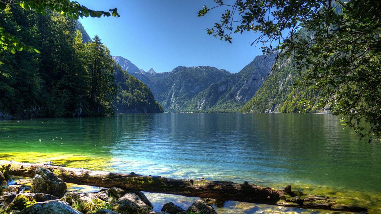 1244x700 Quiet Mountain Lake Wallpaper National Park HD Wallpaper