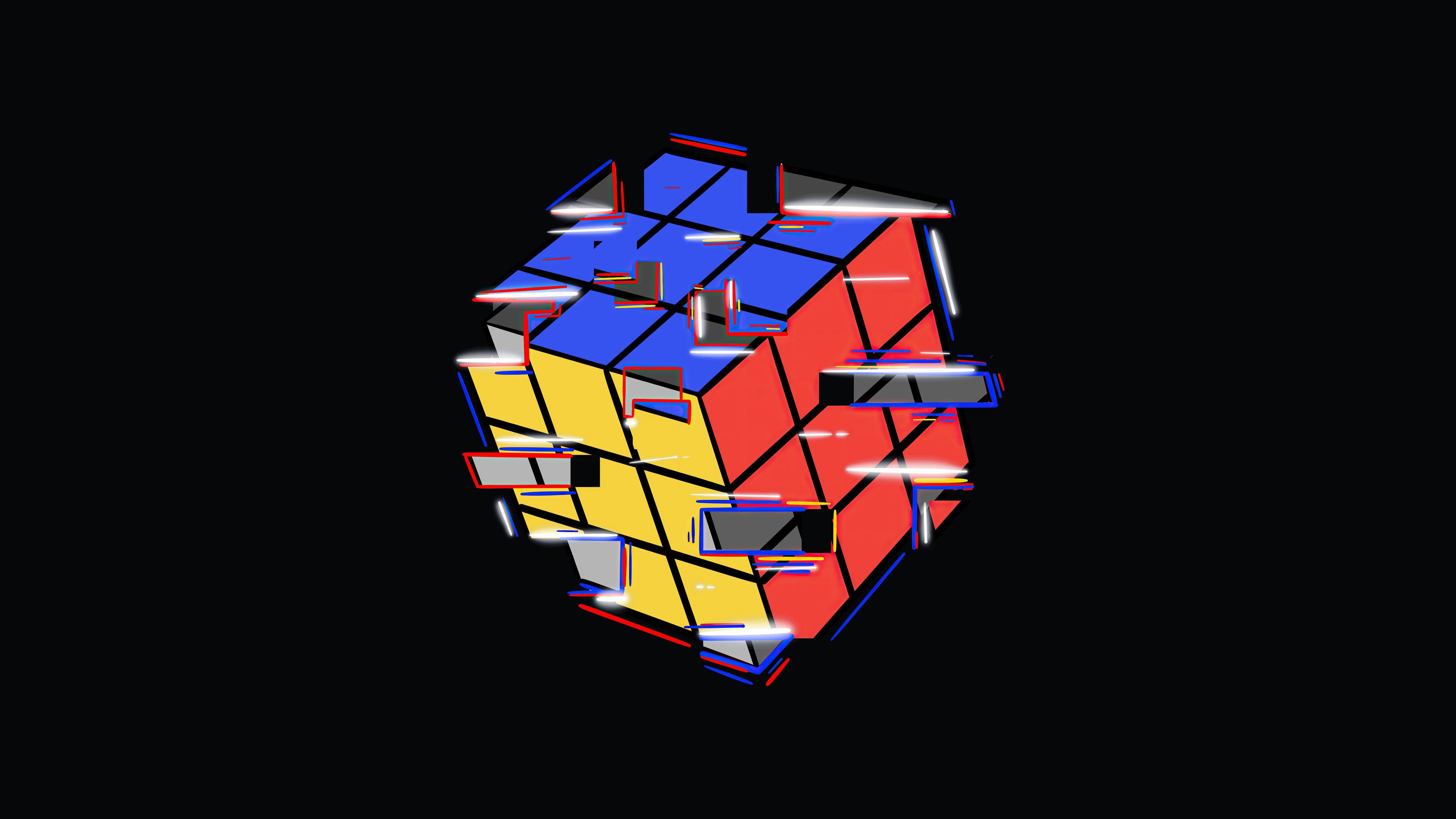 3840x2160 Wallpaper 4k Rubik Cube Abstract 4k Wallpaper