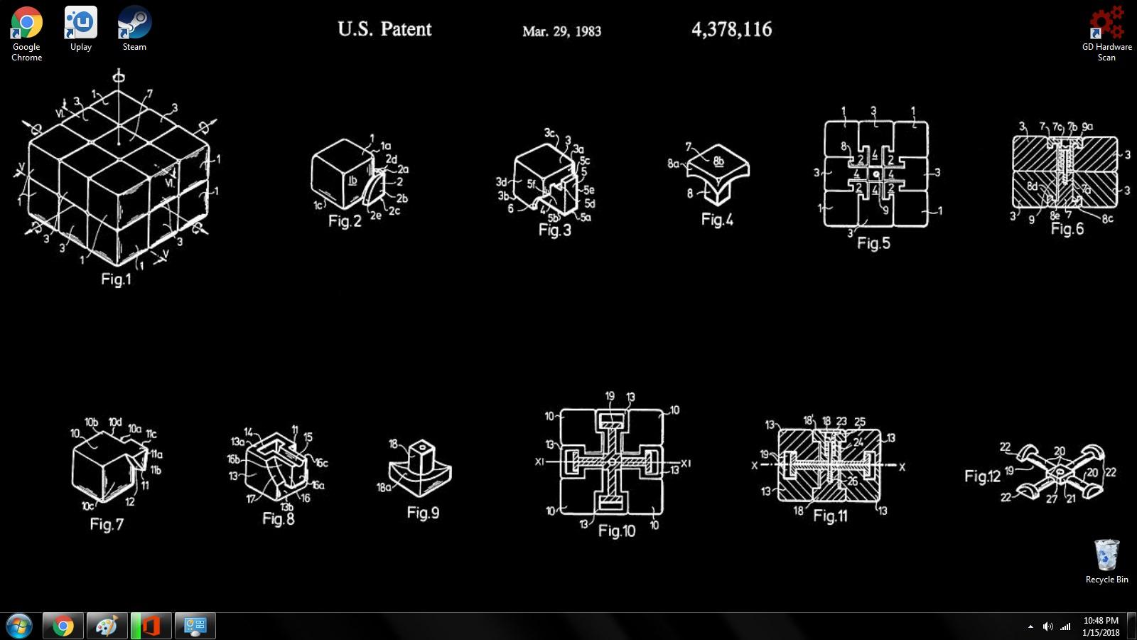 1600x900 Rubik's Cube Patent PC Wallpaper: Cubers