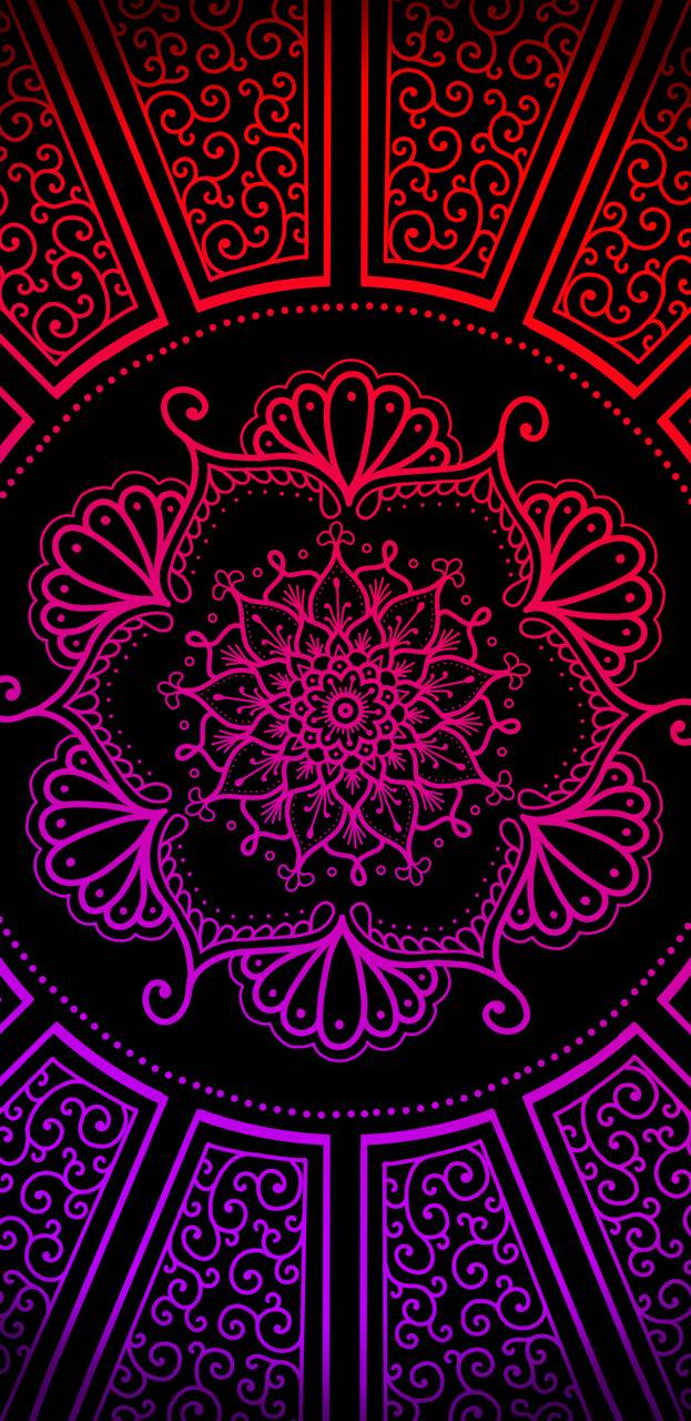623x1280 Download Flower Mandala HD Wallpaper and Background