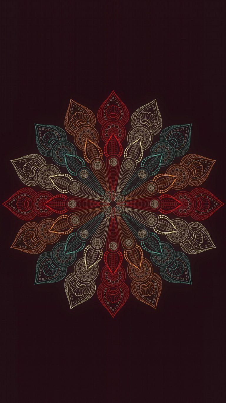 768x1365 Mandala Flower Wallpaper - [1080x1920]