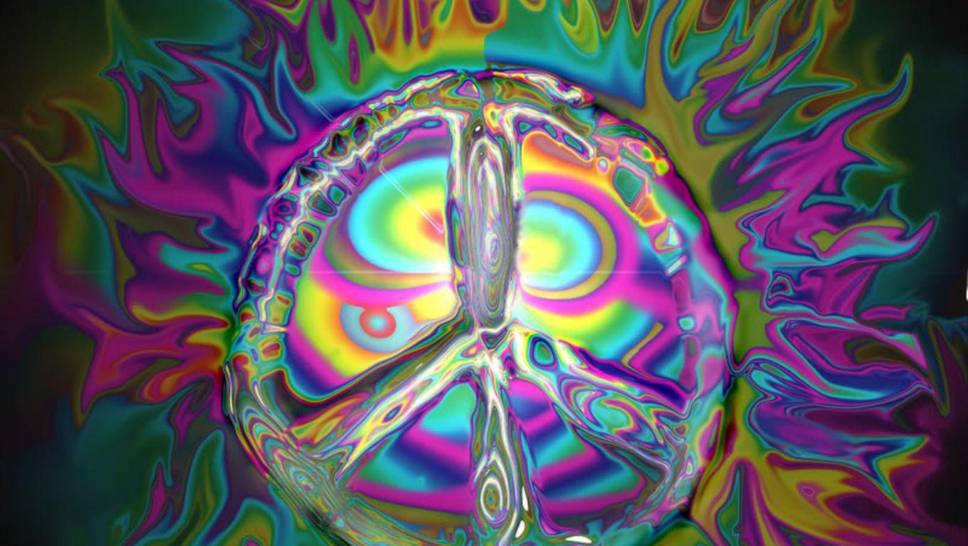1360x768 trippy_peace_Wallpaper_qbnrn by LUVVBUNNY.com Best