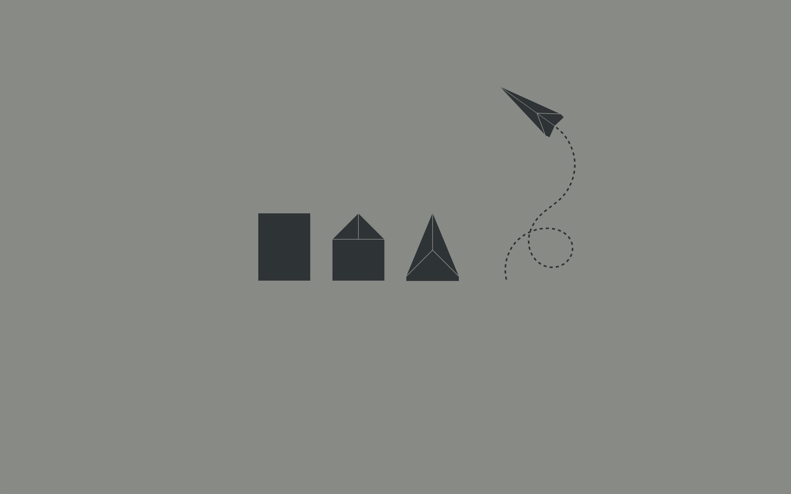 2560x1600 minimalism paper planes wallpaper