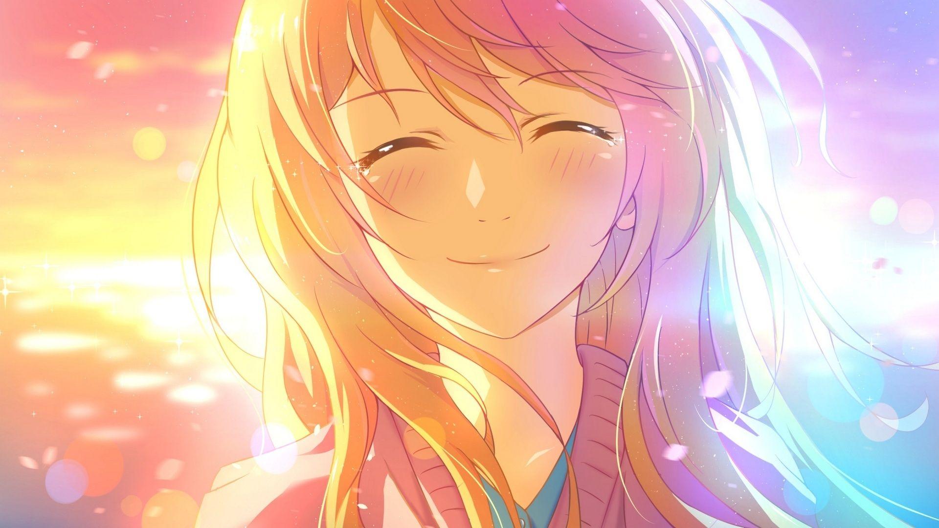1920x1080 Wallpaper Miyazono Kaori, Shigatsu Wa Kimi No Uso, Sad Smile, Tears