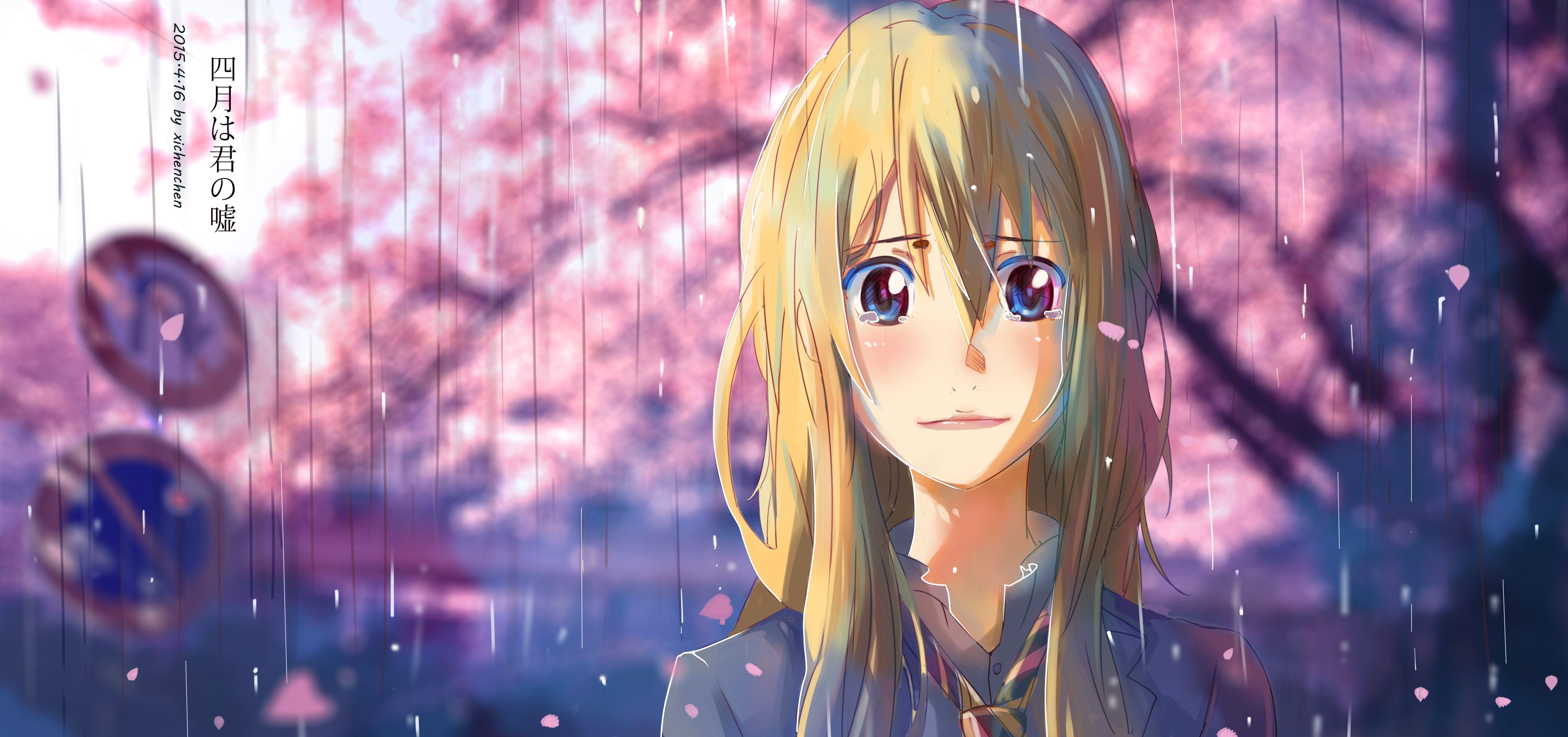 Best of Kaori Miyazono Wallpapers -5767x2712 Kaori Miyazono wallpaper by xichenchen. 四月は君の嘘, かをり, 君 の 嘘