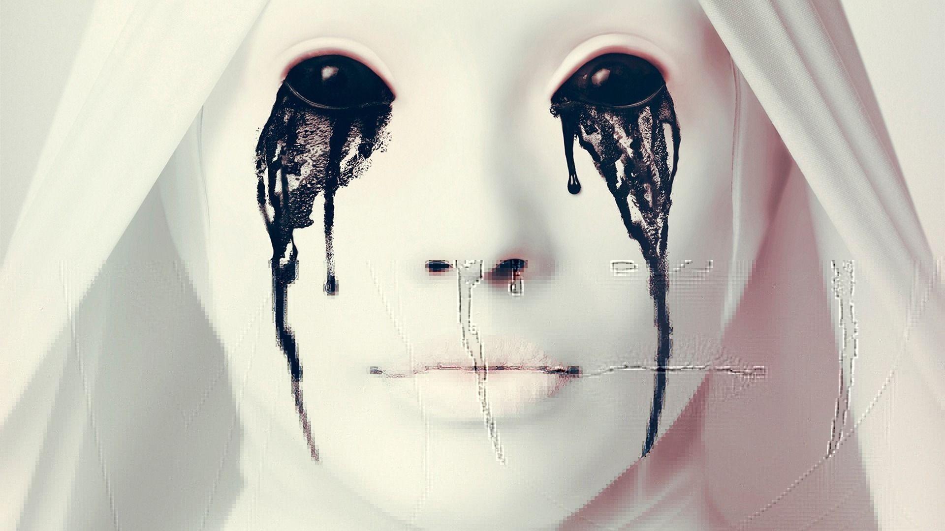 1920x1080 Download wallpaper horror, woman, series, face, spirit, statue