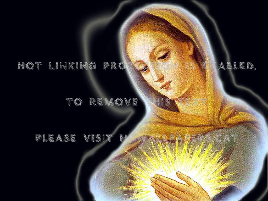 1024x768 mother mary christ jesus virgin abstract 3D