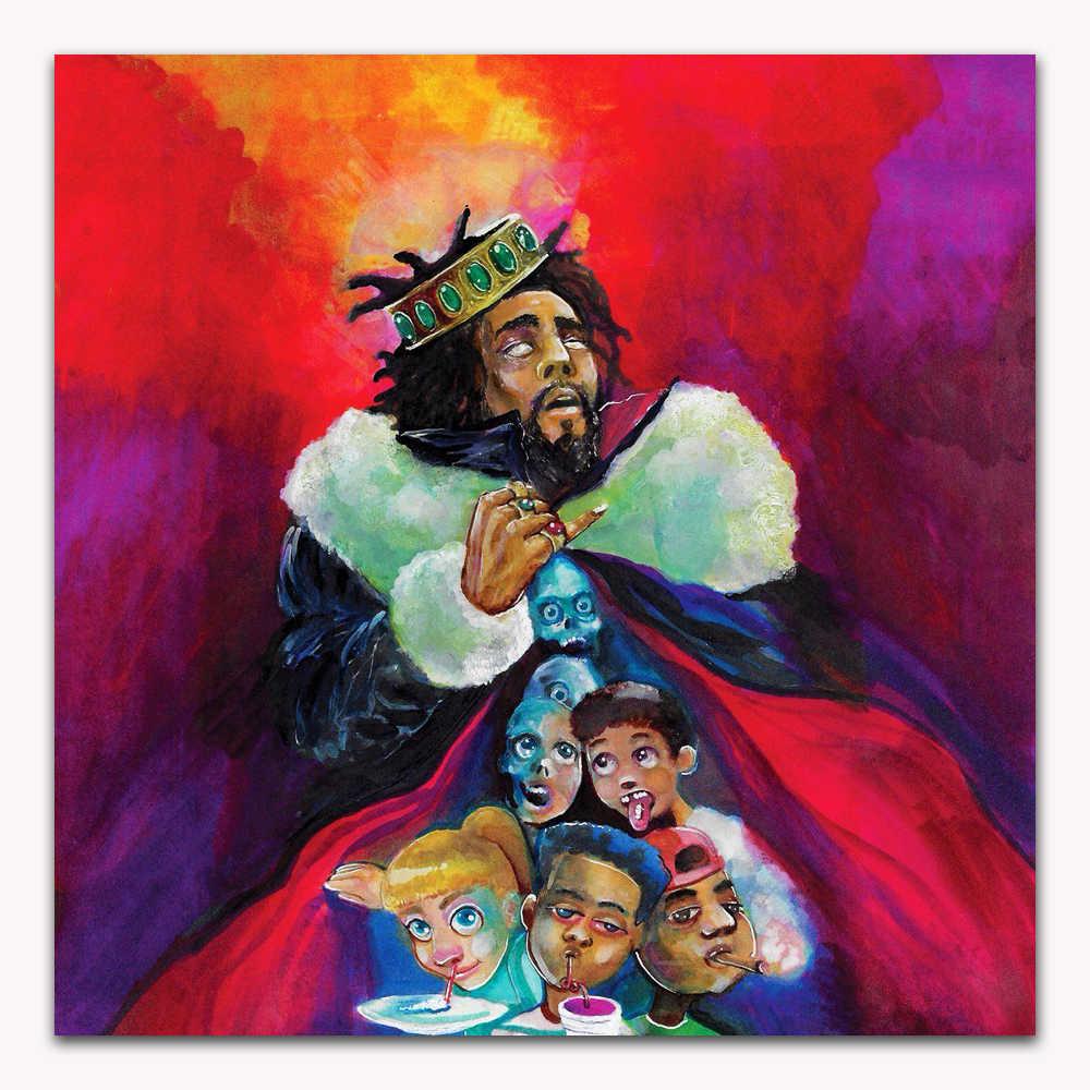 1000x1000 Art Details About T 1014 J Cole K.O.D Cover 2018 New Album KOD Hip Hop Art Silk Poster Art Posters Collectibles & Art