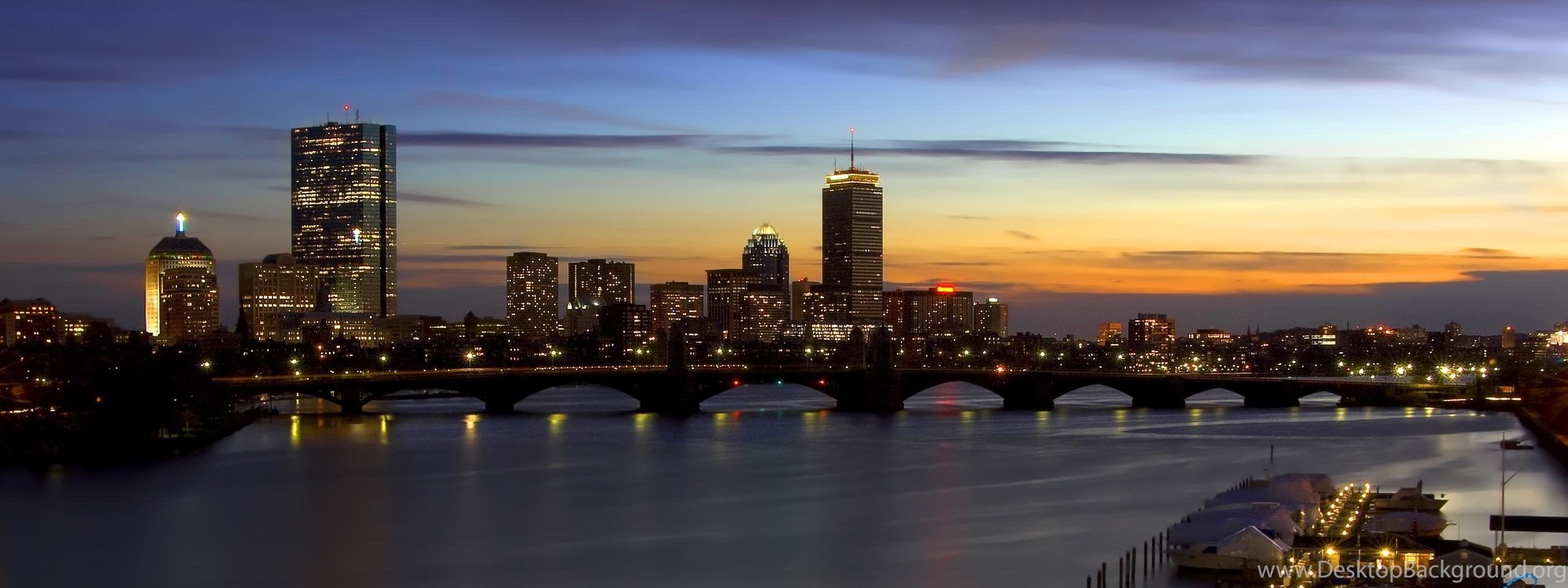 2560x960 Download Wallpaper Boston, Massachusetts, USA 2560 X 1024 Dual. Desktop Background
