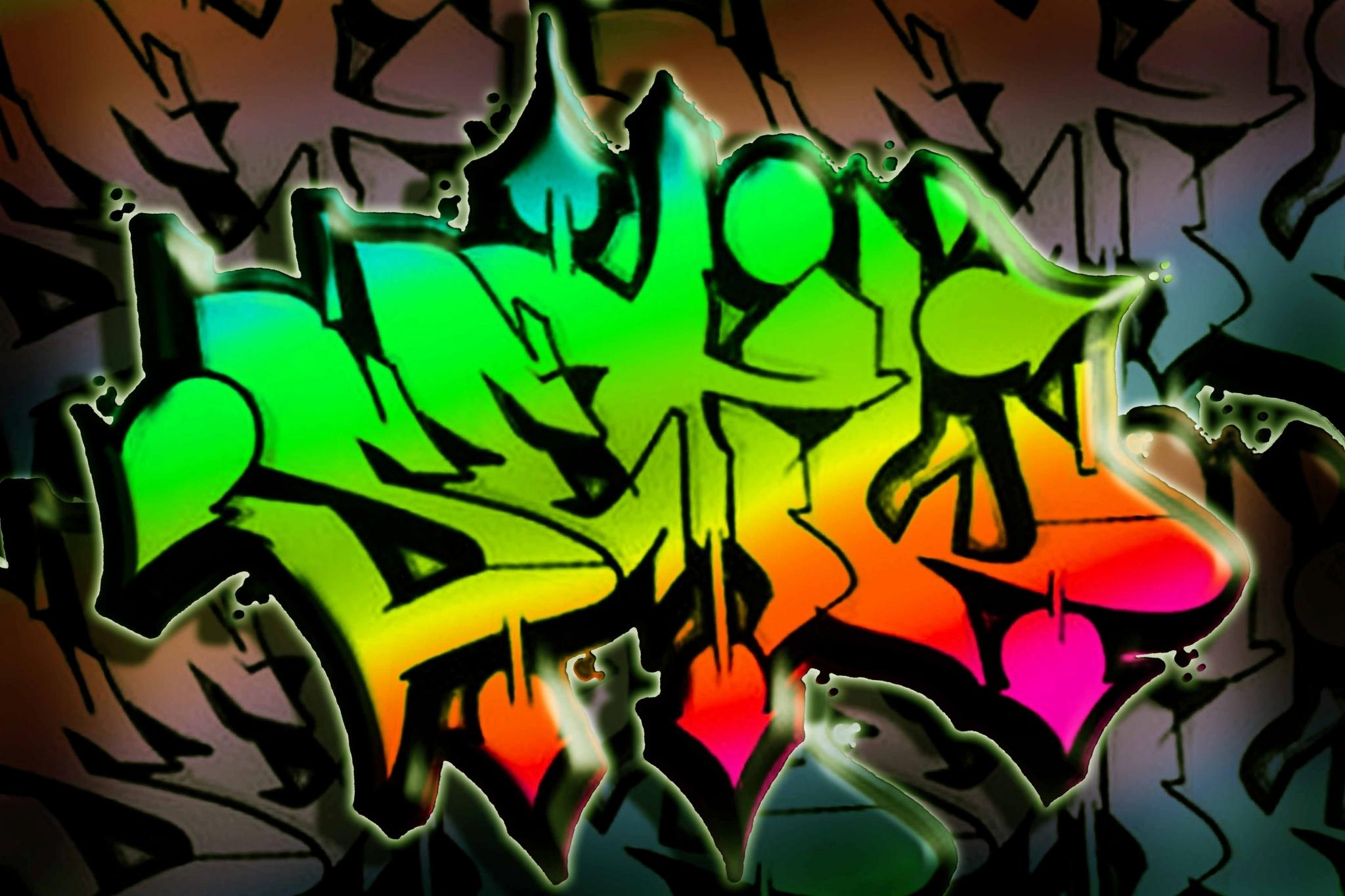 2048x1365 graffiti wallpaper full HD. Mocah HD Wallpaper