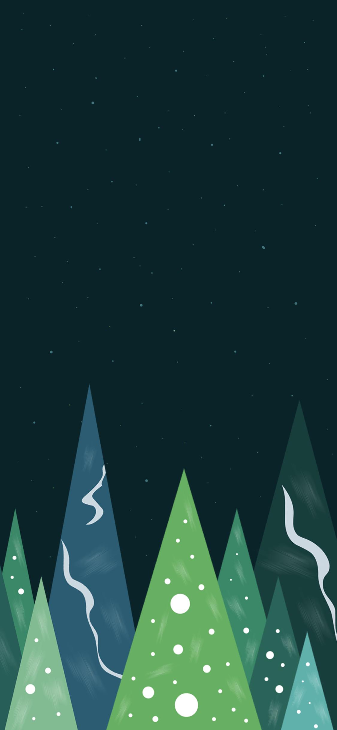 1125x2436 Christmas wallpaper pack
