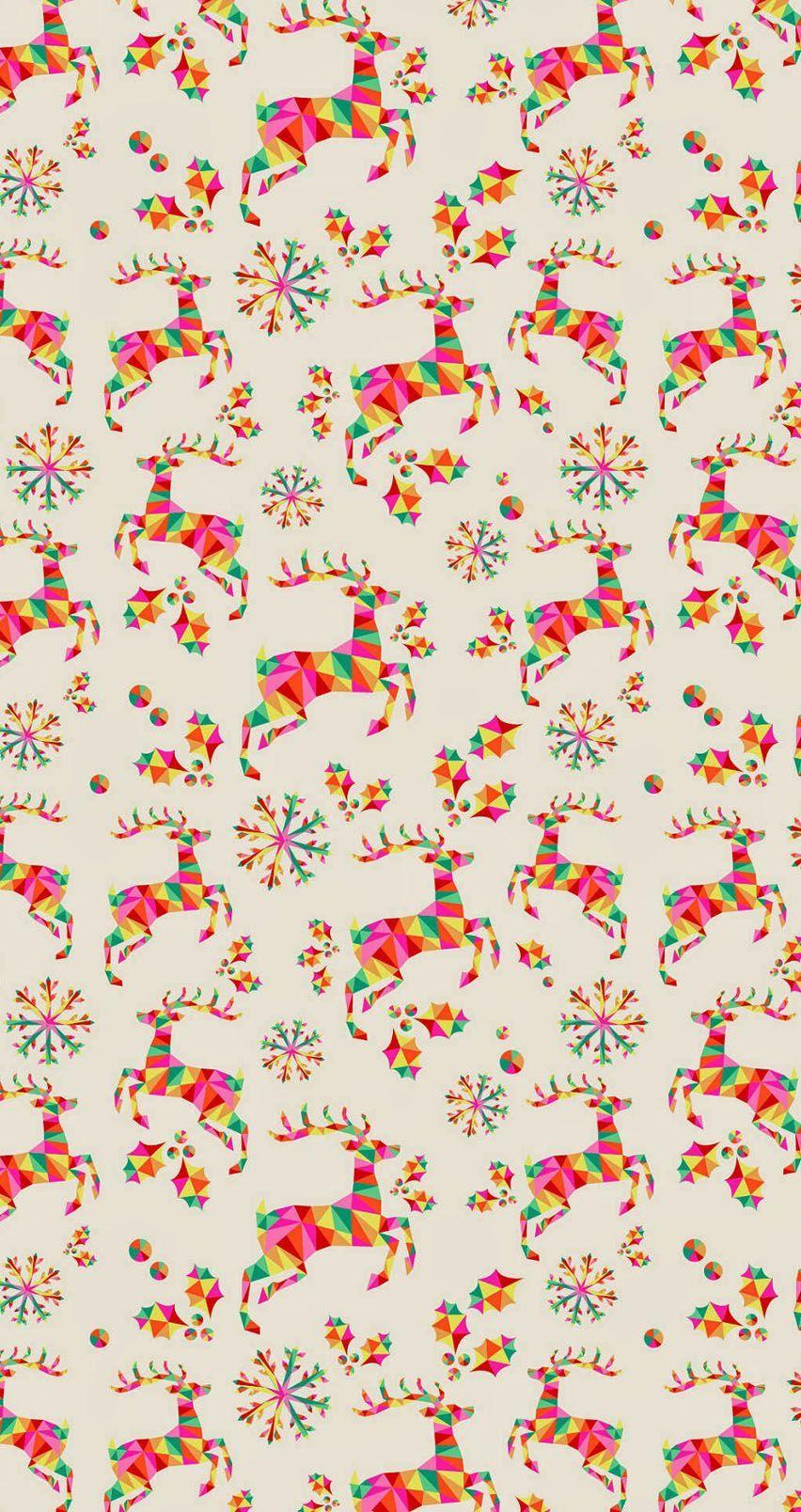 852x1608 Geometric Christmas Wallpaper, HD Geometric Christmas Background on WallpaperBat