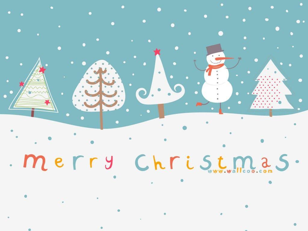 1024x768 Christmas Wallpaper Simple