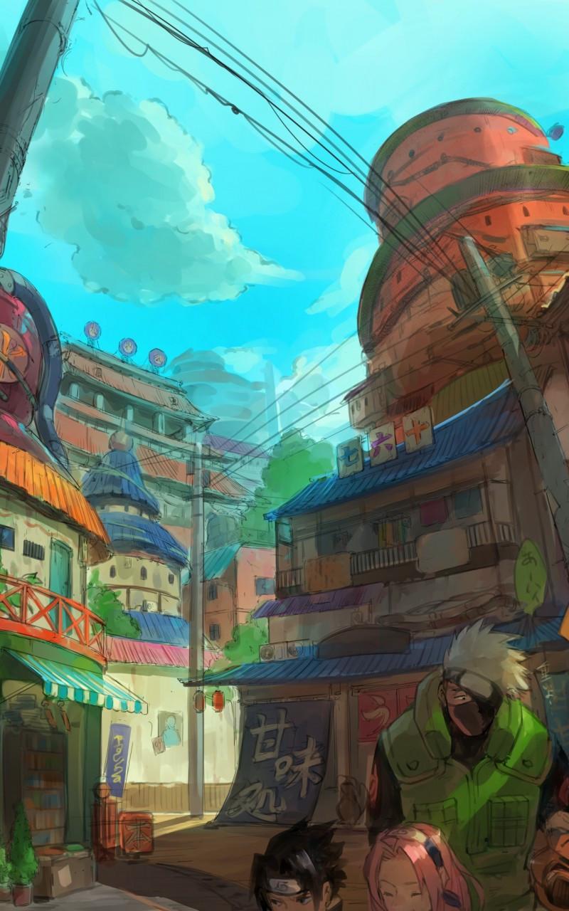 800x1280 Download 800x1280 Konoha Village, Naruto, Uchiha Sasuke, Hatake Kakashi, Haruno Sakura, Uzumaki Naruto Wallpaper for Galaxy Note, Samsung Galaxy Tab 2 10. Samsung Galaxy Tab 10. Galaxy Note 10. Asus Nexus 7