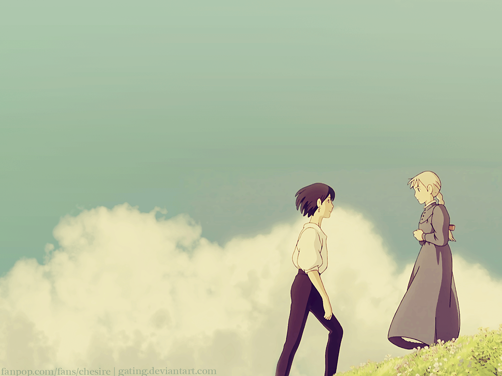 1600x1200 Howl's Moving Castle HD Wallpaper