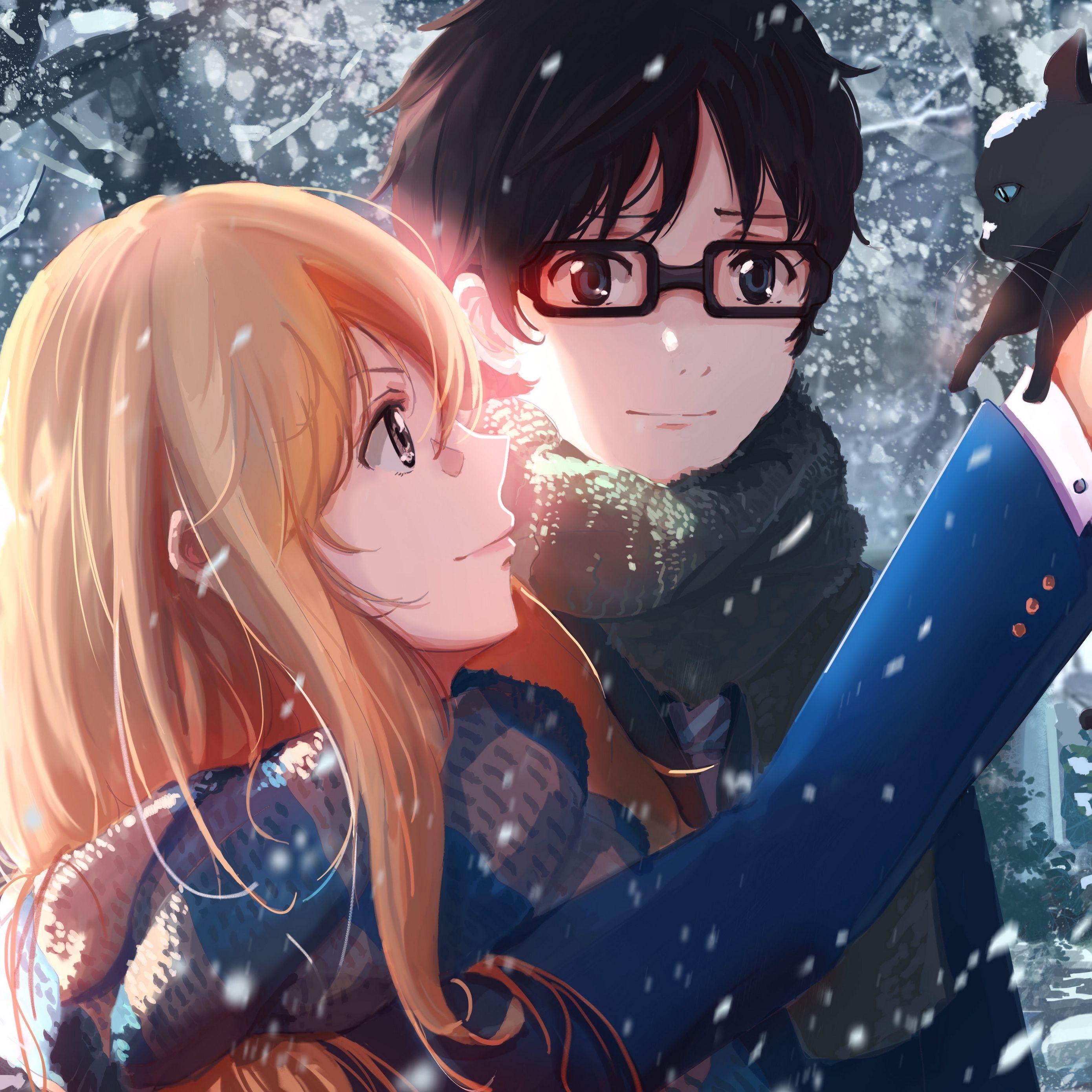2780x2780 Download wallpaper 2780x2780 kaori miyazono, kousei arima, shigatsu